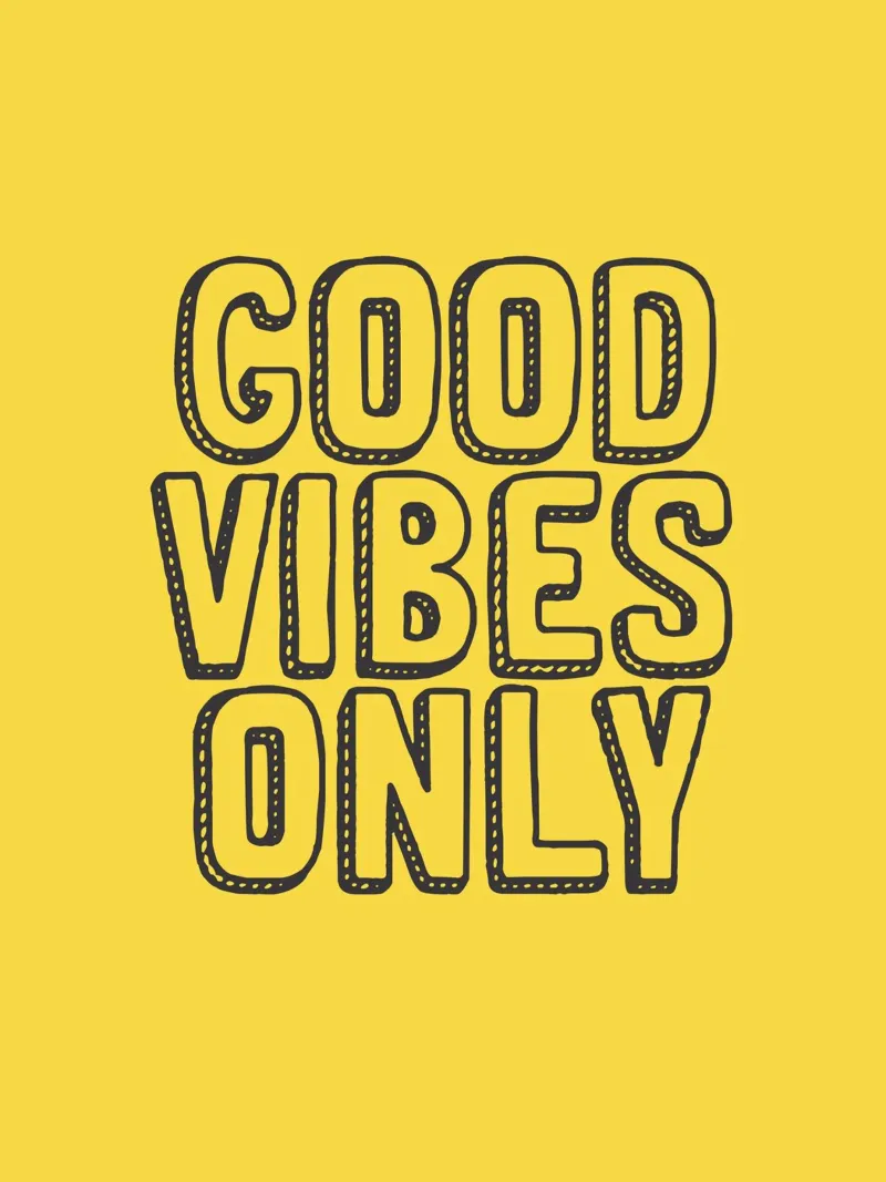 Good Vibes Only hahnemühle by Wall of Words