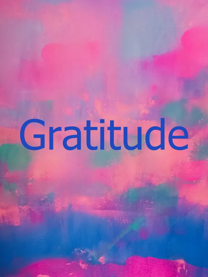 'Gratitude' Vibrant Abstract Print canvas by FABOArt
