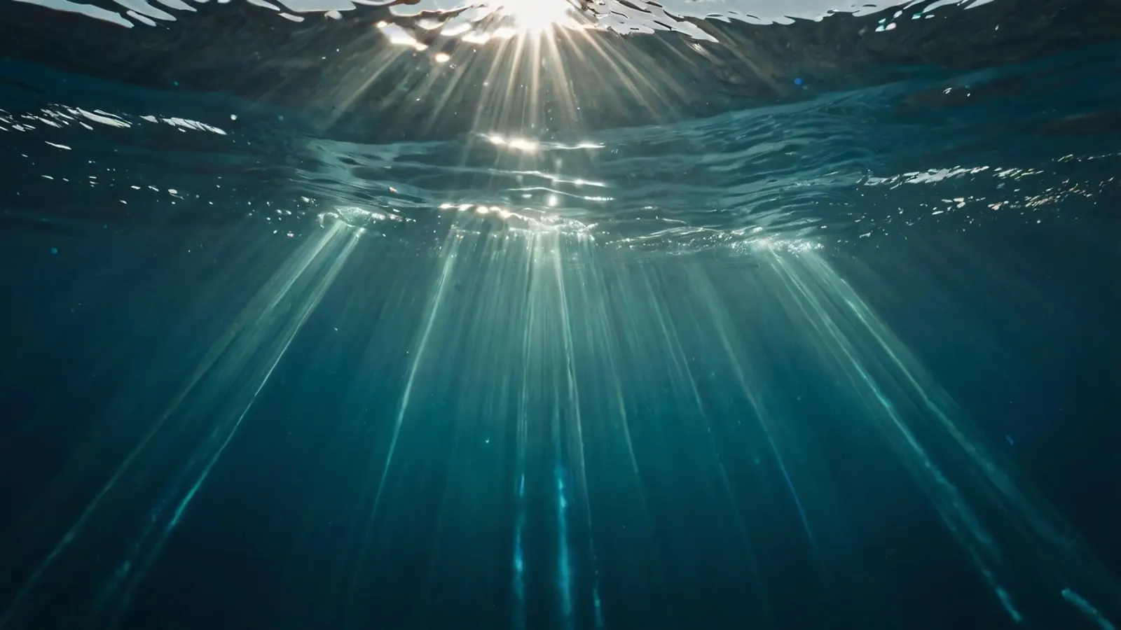Sunlight streams through clear water mesmerizing pattern canvas by DesignDoodle