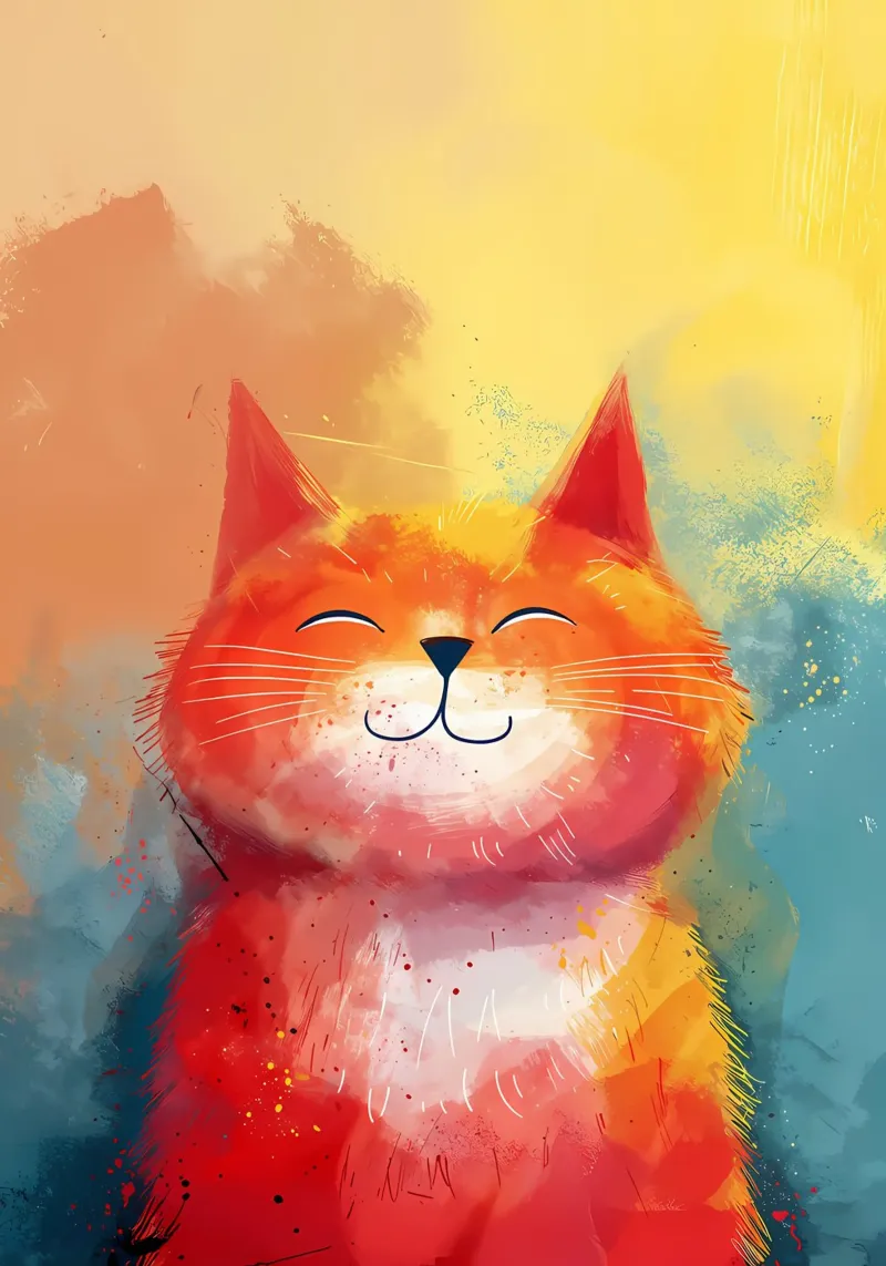 Sorriso felino solare pellicola backlit da Manh beo