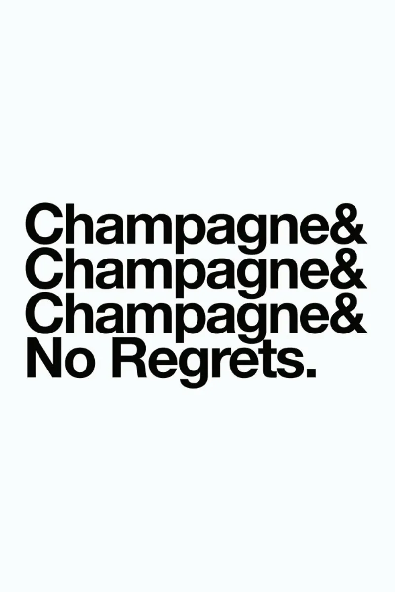 Champagne & Regrets pellicola backlit da Studio One
