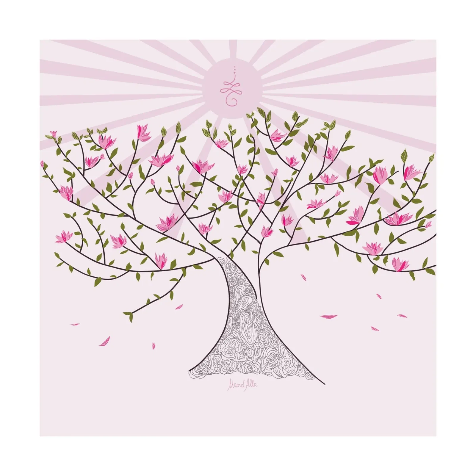 Tree of life carta hahnemühle da Mandalla Illustration