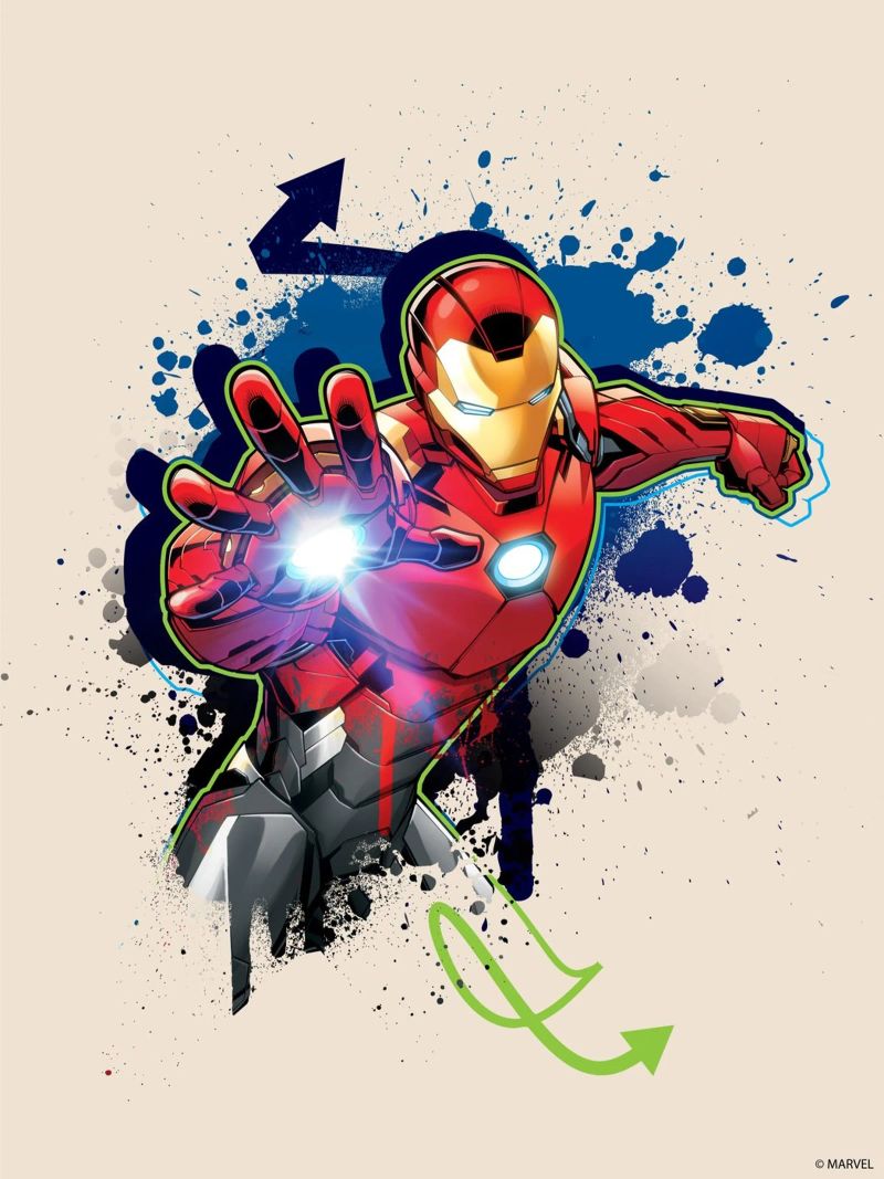 Iron Man - Power poster by MARVEL Designs by JUNIQE