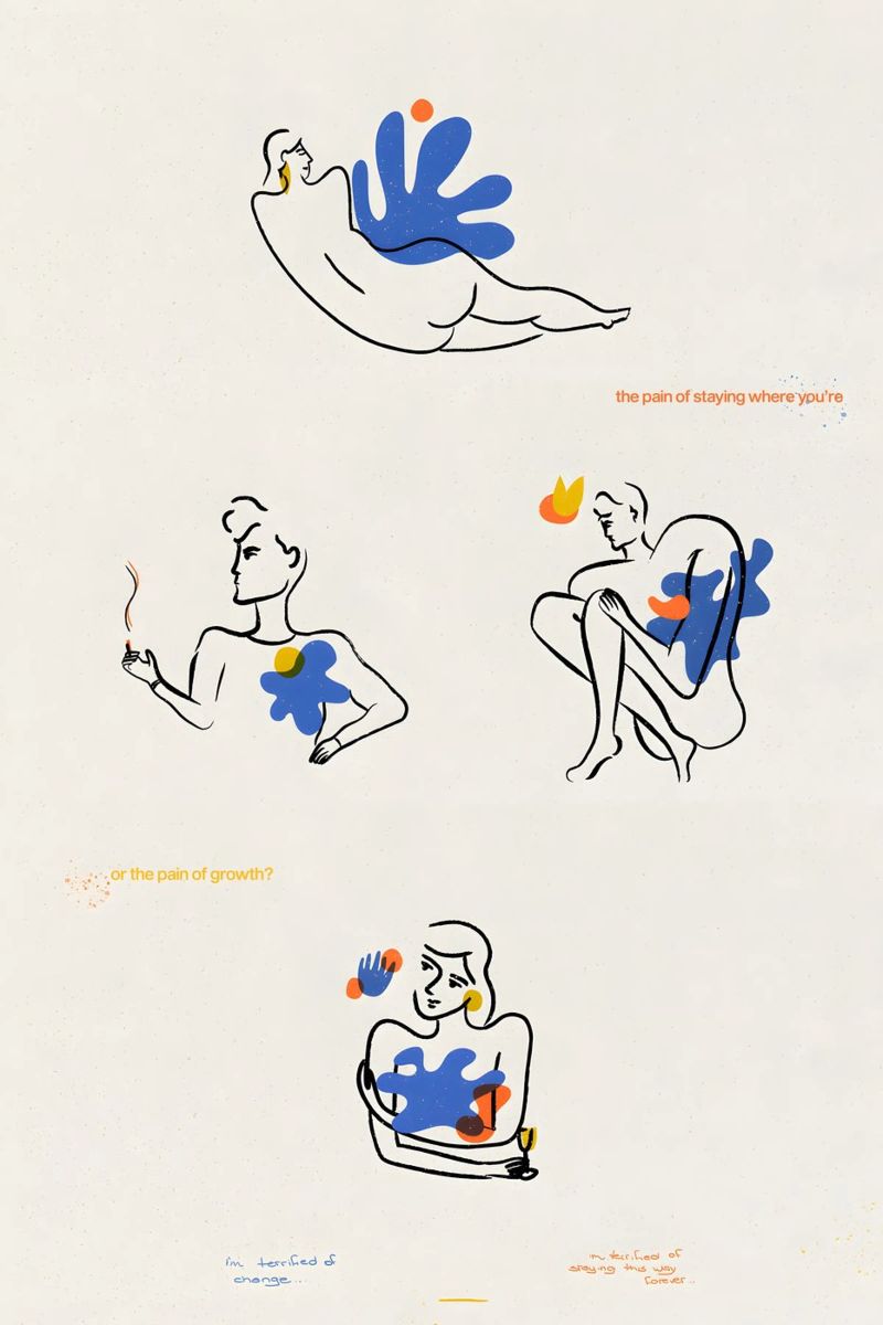 Henry Matisse / I'm terrified of Change poster da Attaboy Dsgn