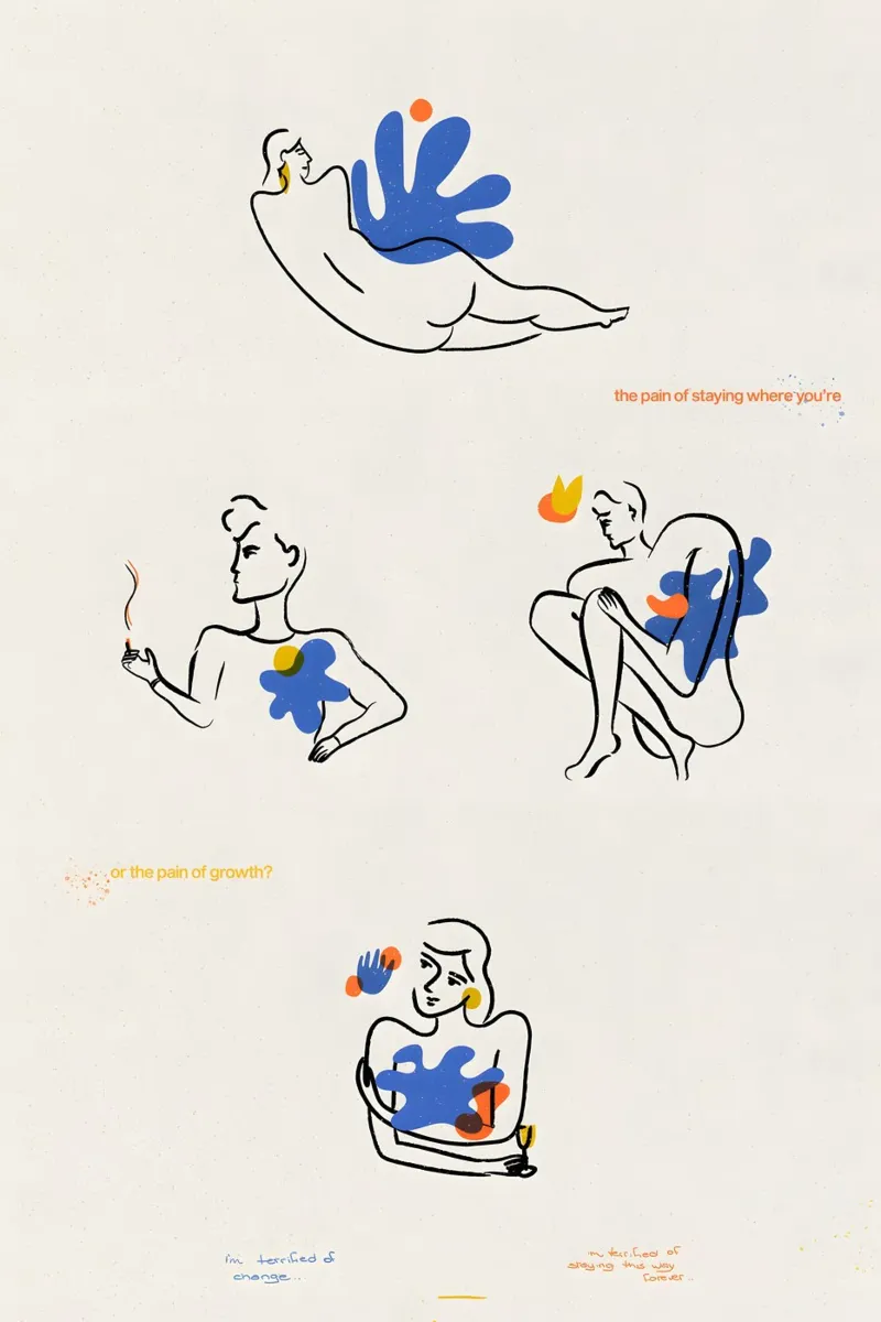 Henry Matisse / I'm terrified of Change metacrilato de Attaboy Dsgn