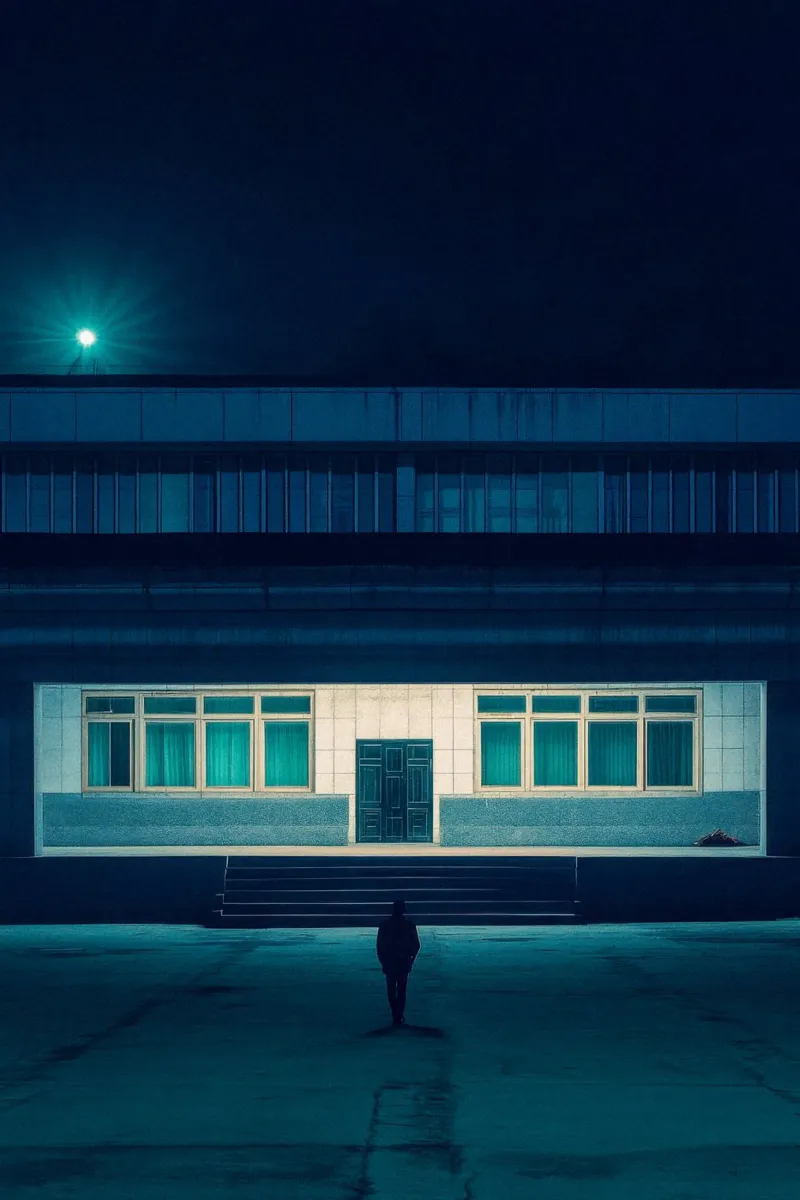 Die rätselhafte Fassade von Pyongyang - Geheimnis unter dem Licht Hahnemühle von By Night