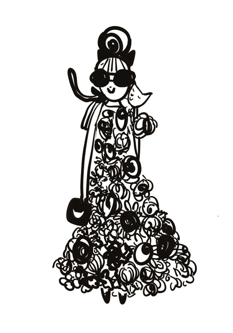 The Tiny Cat Girl pellicola backlit da Gabi_Schöffel_Illustration