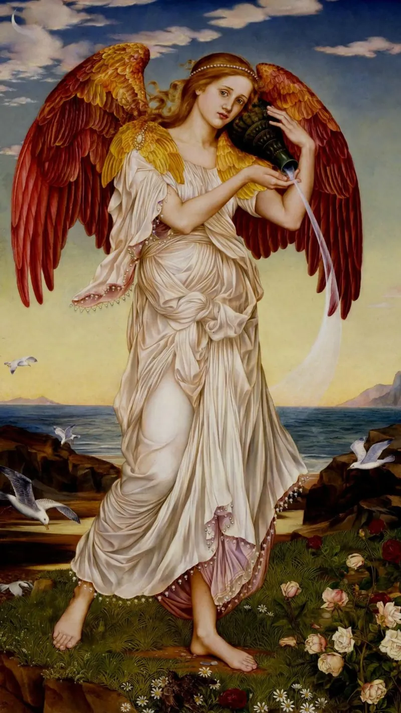 Eos - Evelyn de Morgan pellicola backlit da Timeless Artworks
