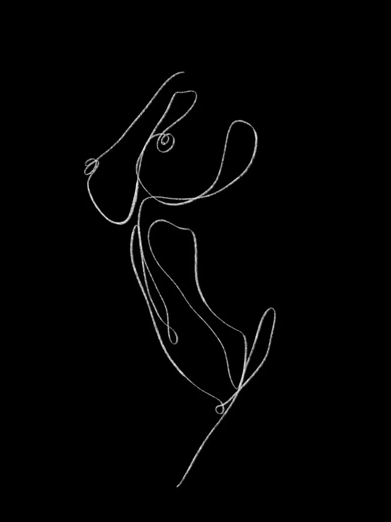 Seductive Lines II canvas by ArtDesign by KBK