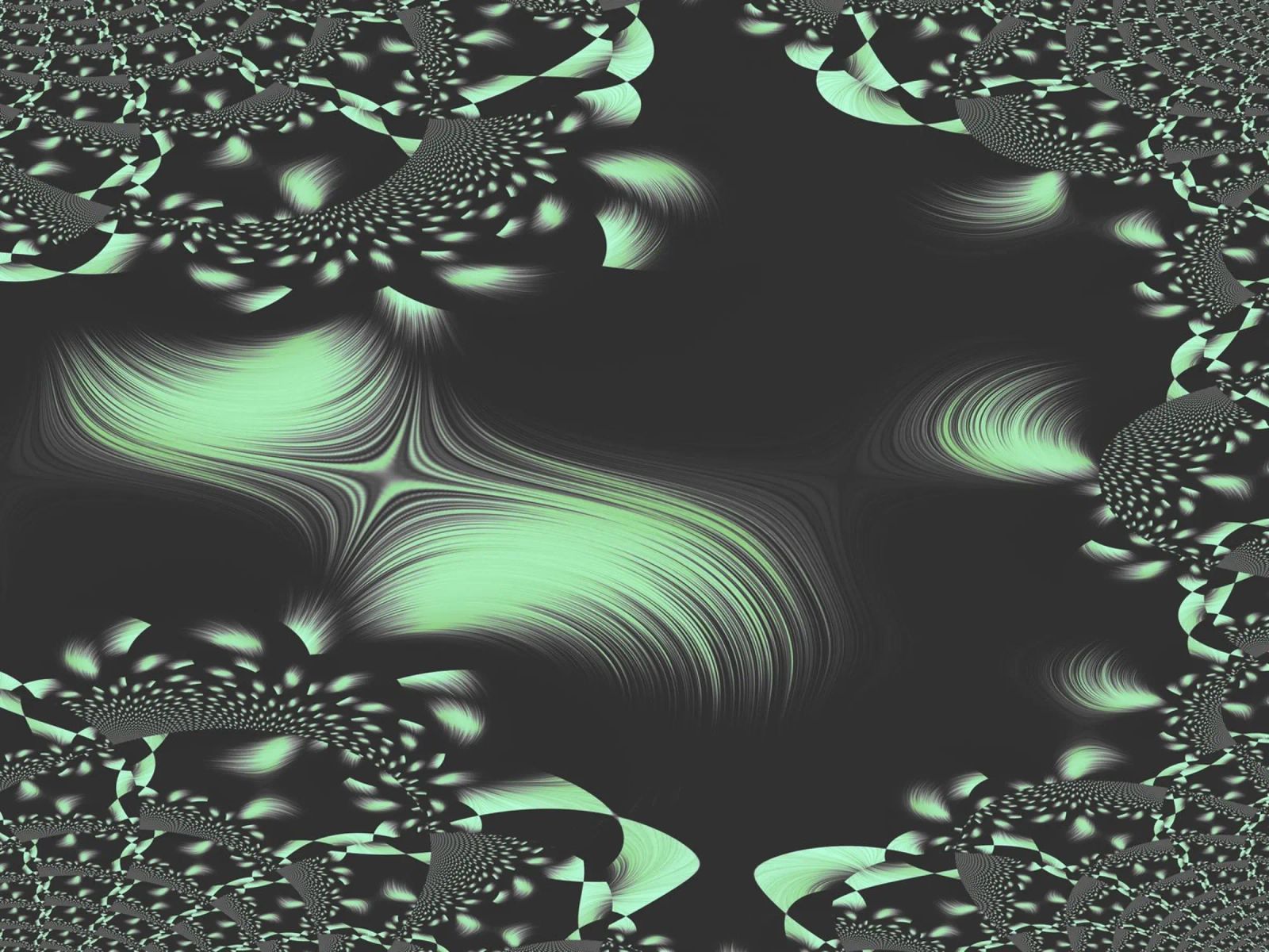 Abstract dynamic fractal pattern hahnemühle by Something for you