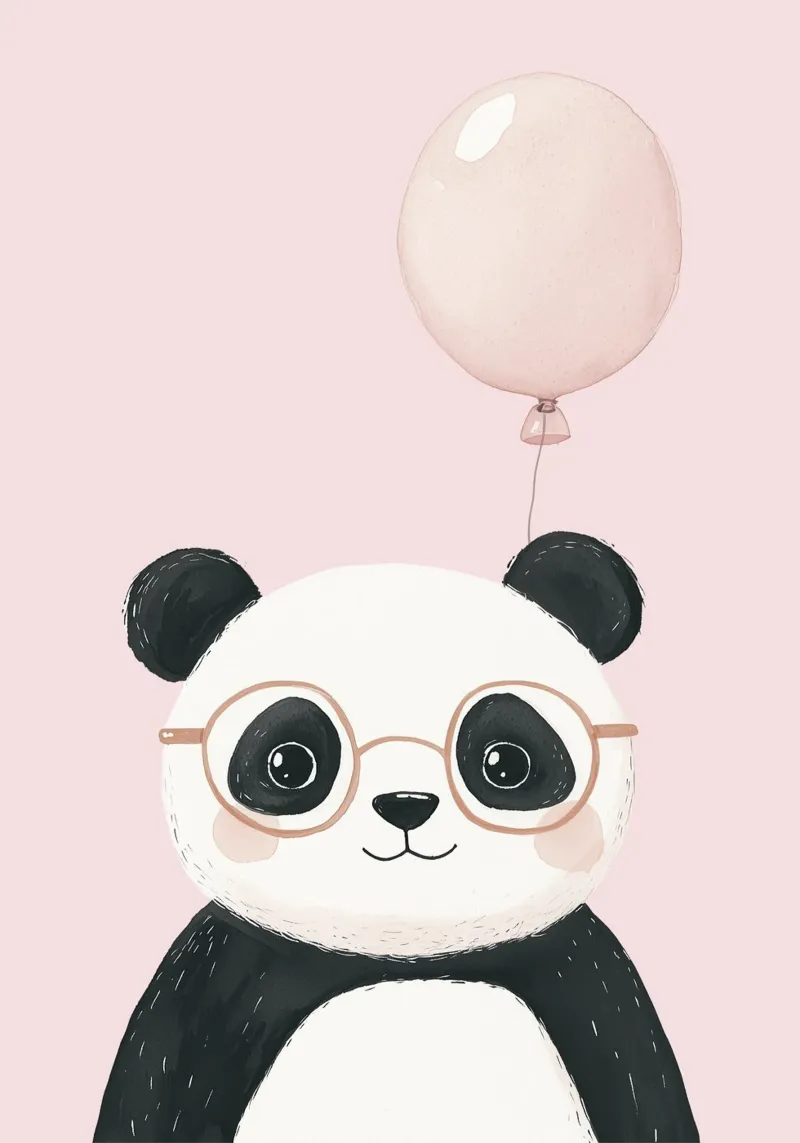 Stampe per la cameretta, stampe per la stanza dei bambini, decorazioni per la stanza dei giochi poster con telaio in plastica da Little Lola