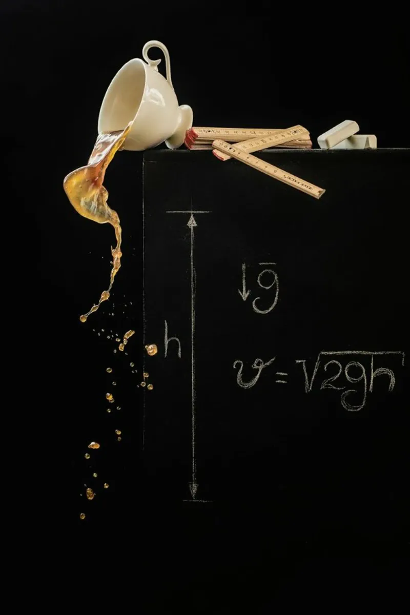 A Study With Free Fall - Dina Belenko carta hahnemühle da Pictufy