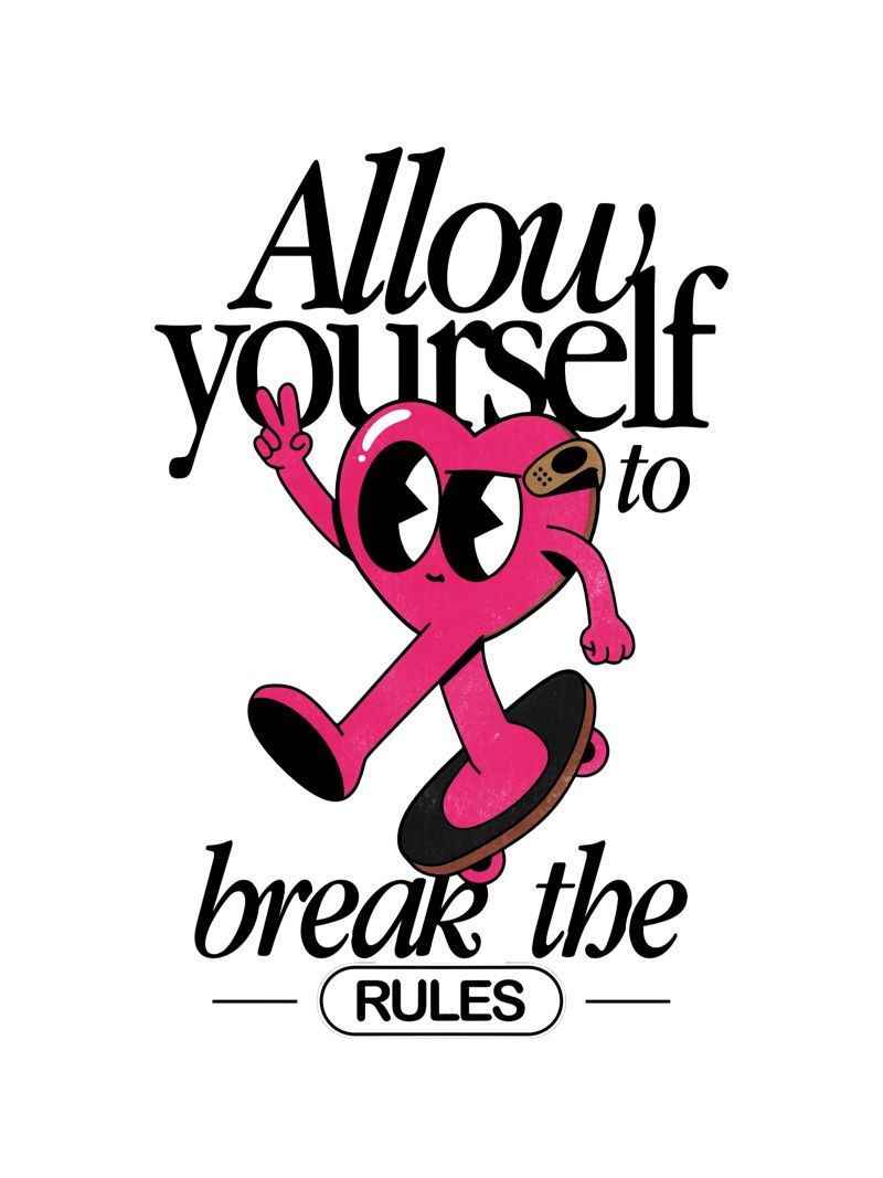 Break the Rules pellicola backlit da Studio Mooodz