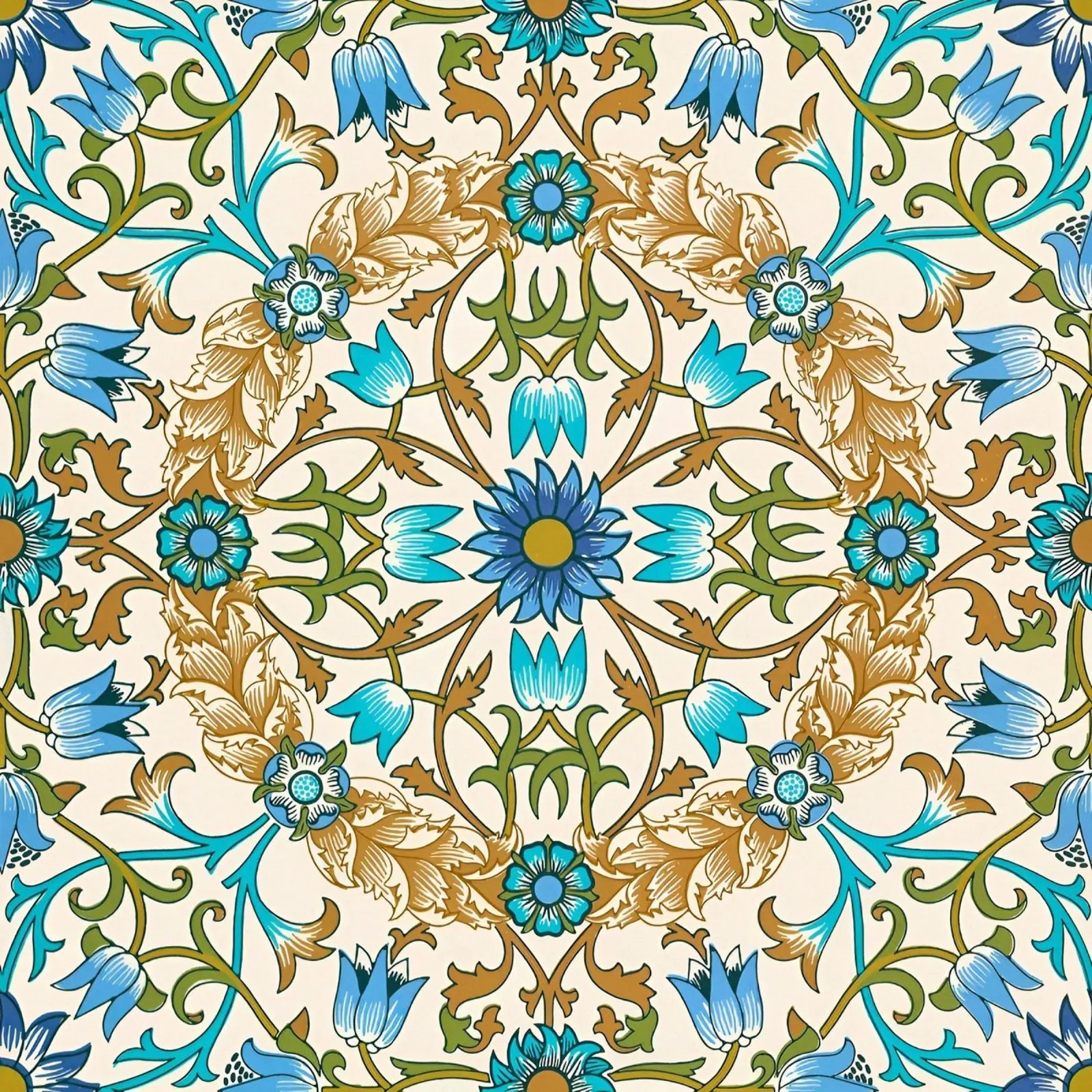 William Morris Floral acrylic glass by William Store