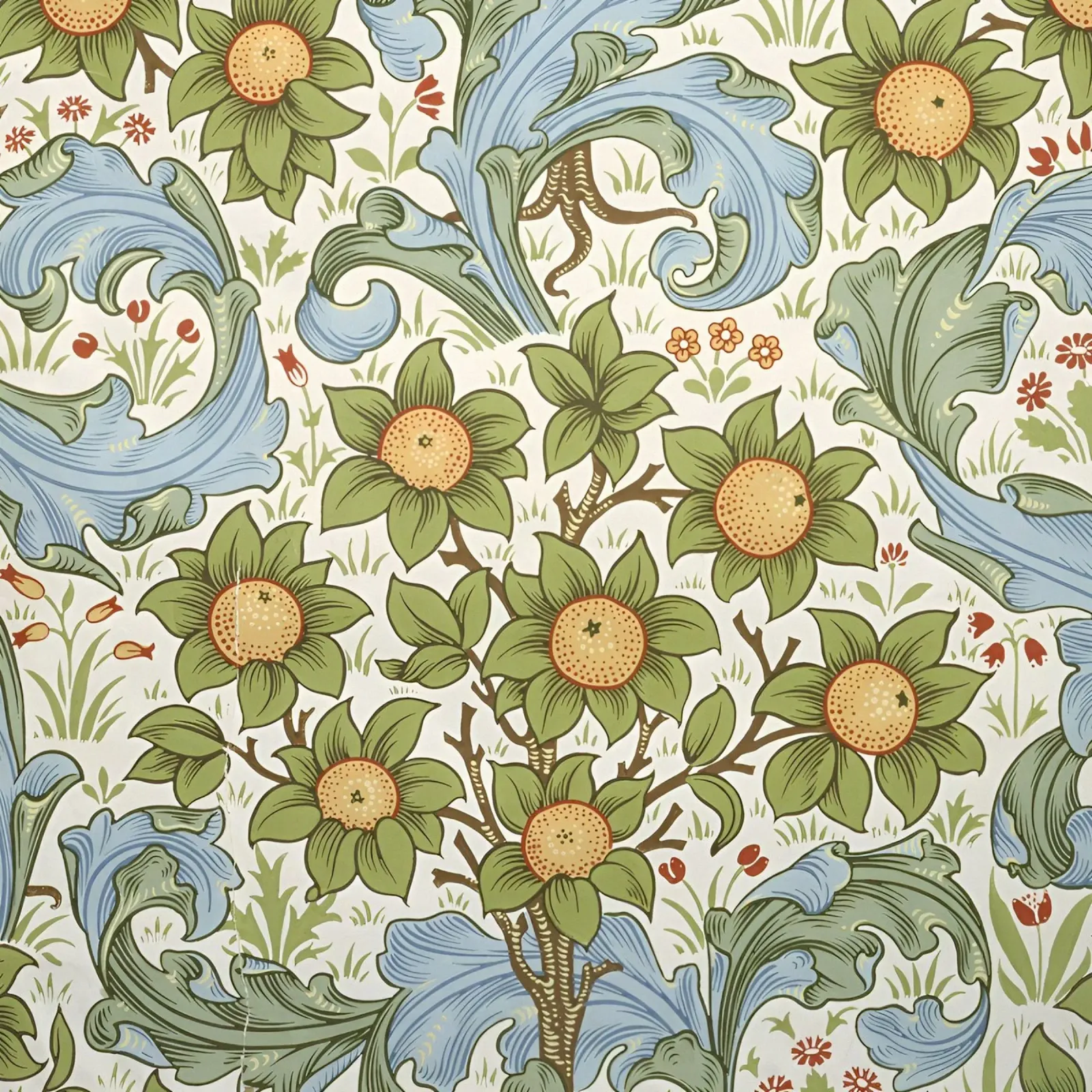 William Morris Design floreale pellicola backlit da William Store