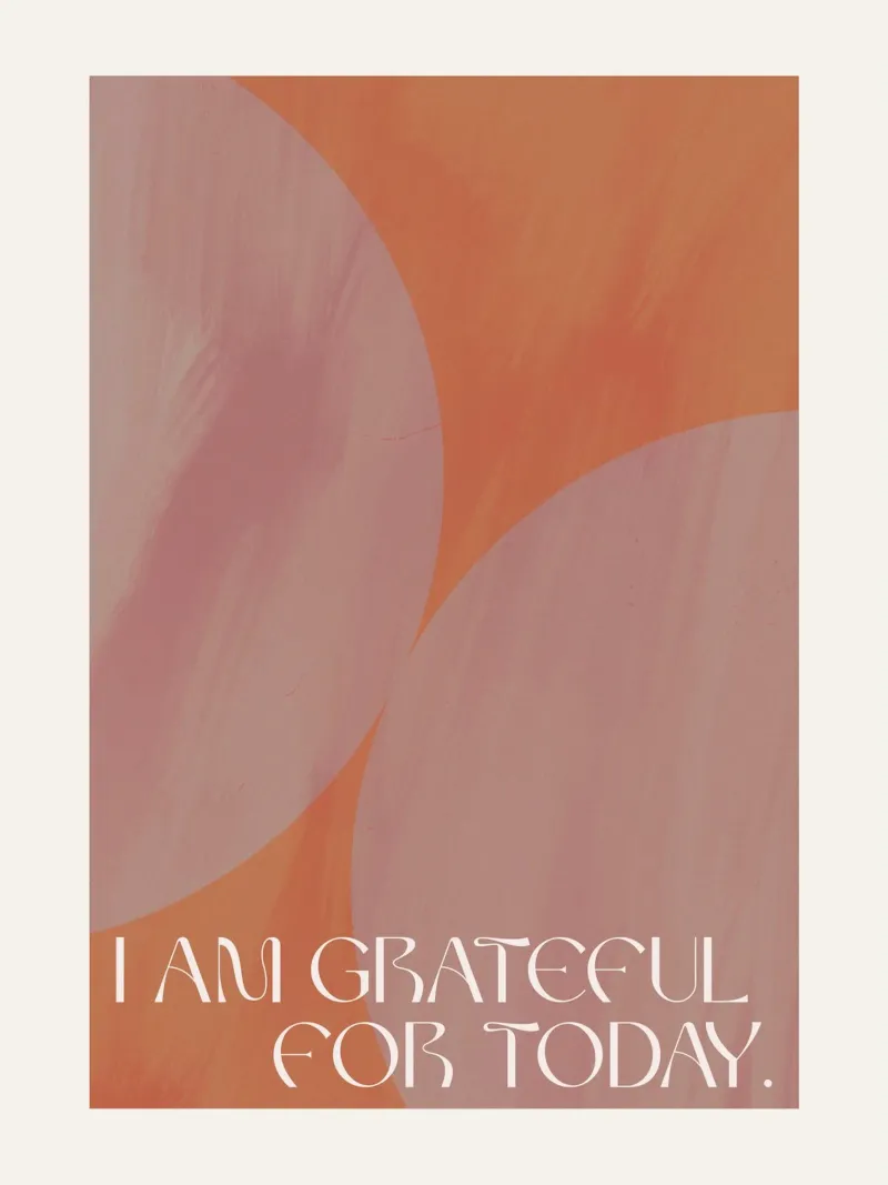 Golden Mantras No 32 poster con telaio in legno da treechild
