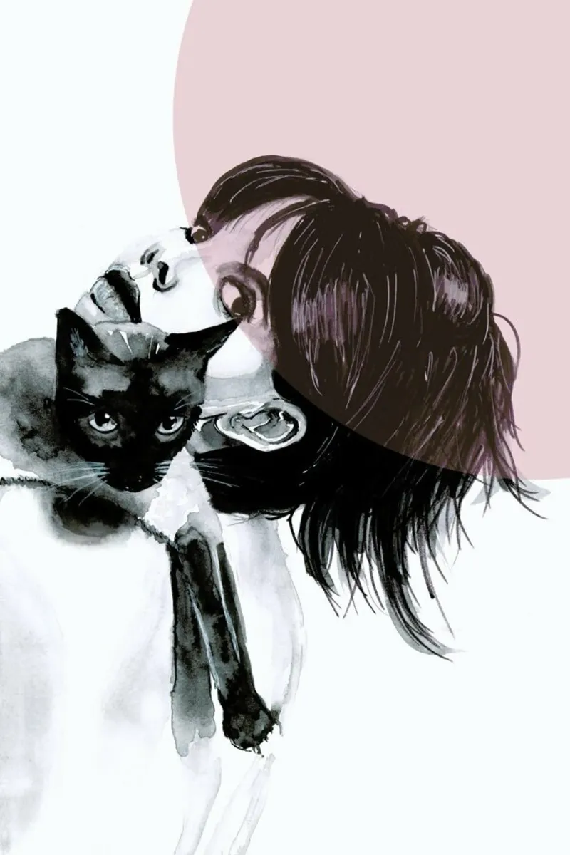 Cat Lady hahnemühle de Mathilde Olsen