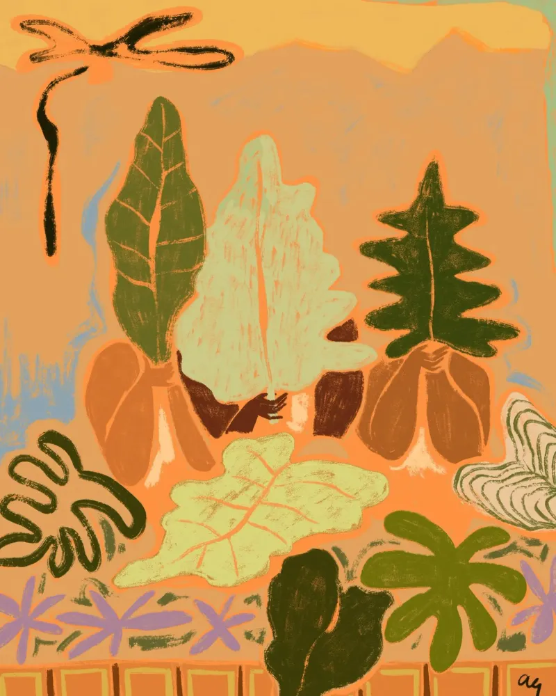 Sway in the Breeze metacrilato de Arty Guava