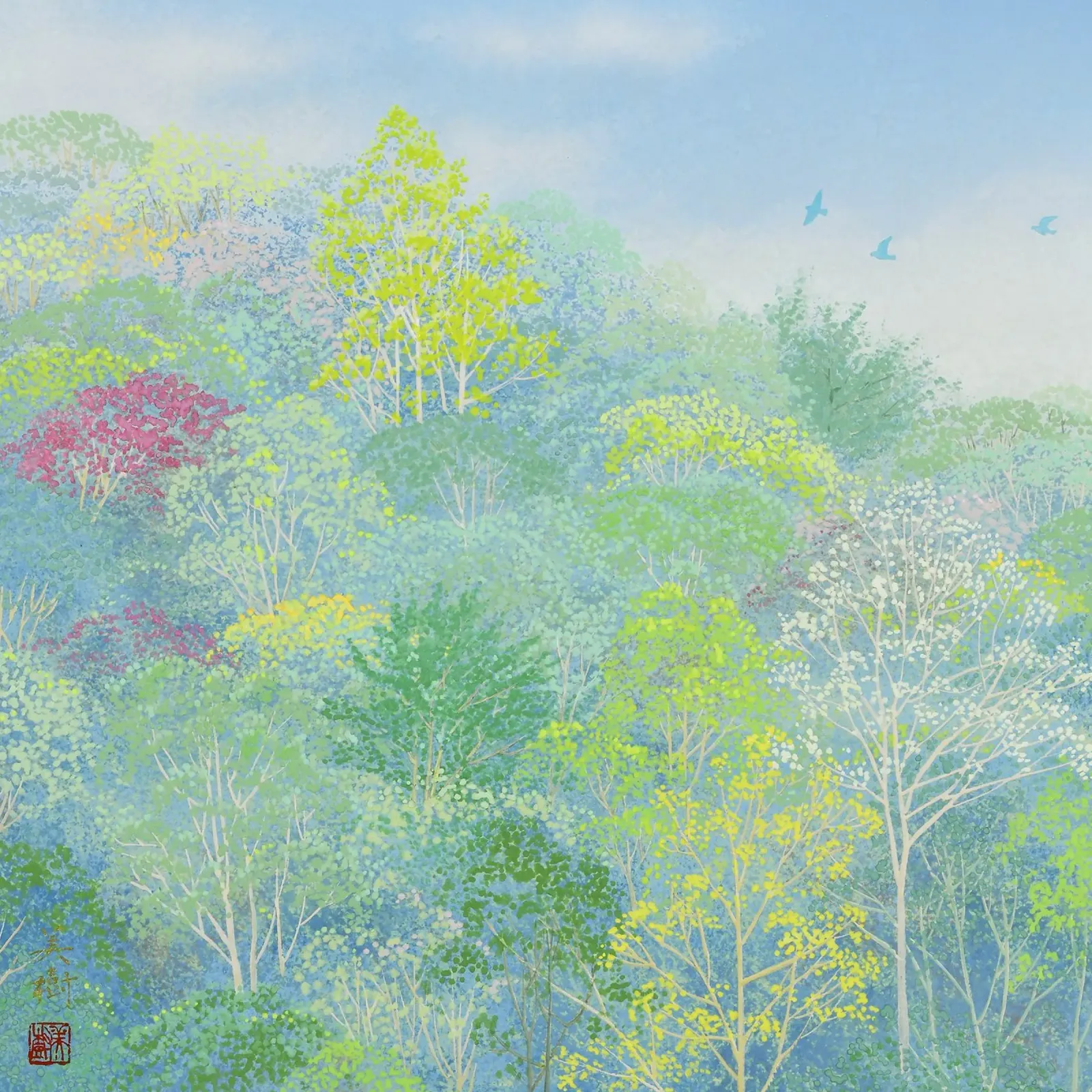 l'arrivo della primavera poster da Noji-Mikiko