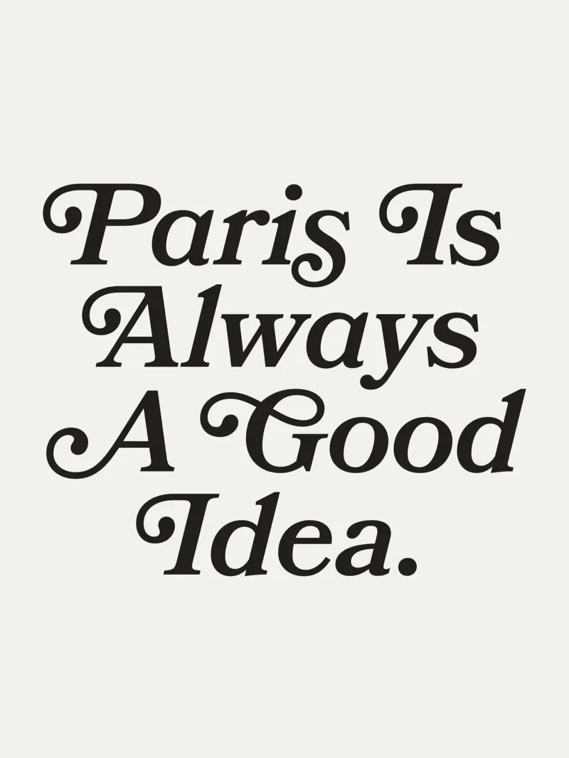 Parigi è sempre una buona idea citare tela con Cornice a cassetta da Paigaam Studio