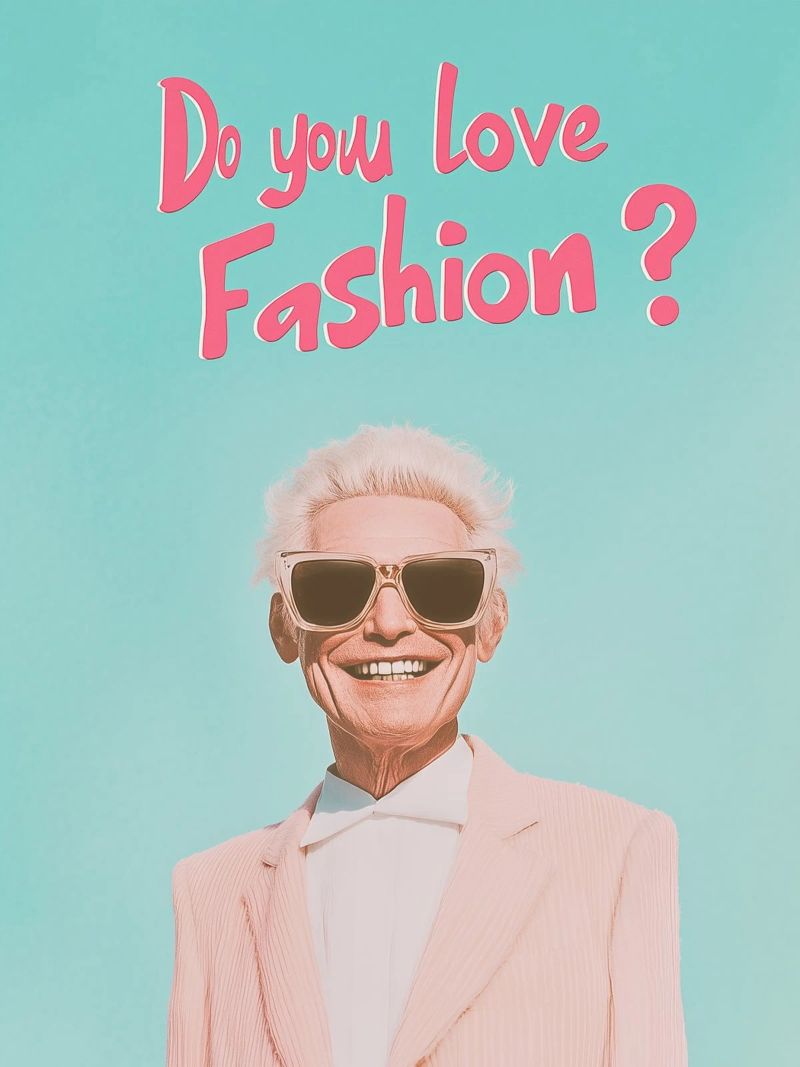 Abuelo con estilo Vogue metacrilato de Carinaprint