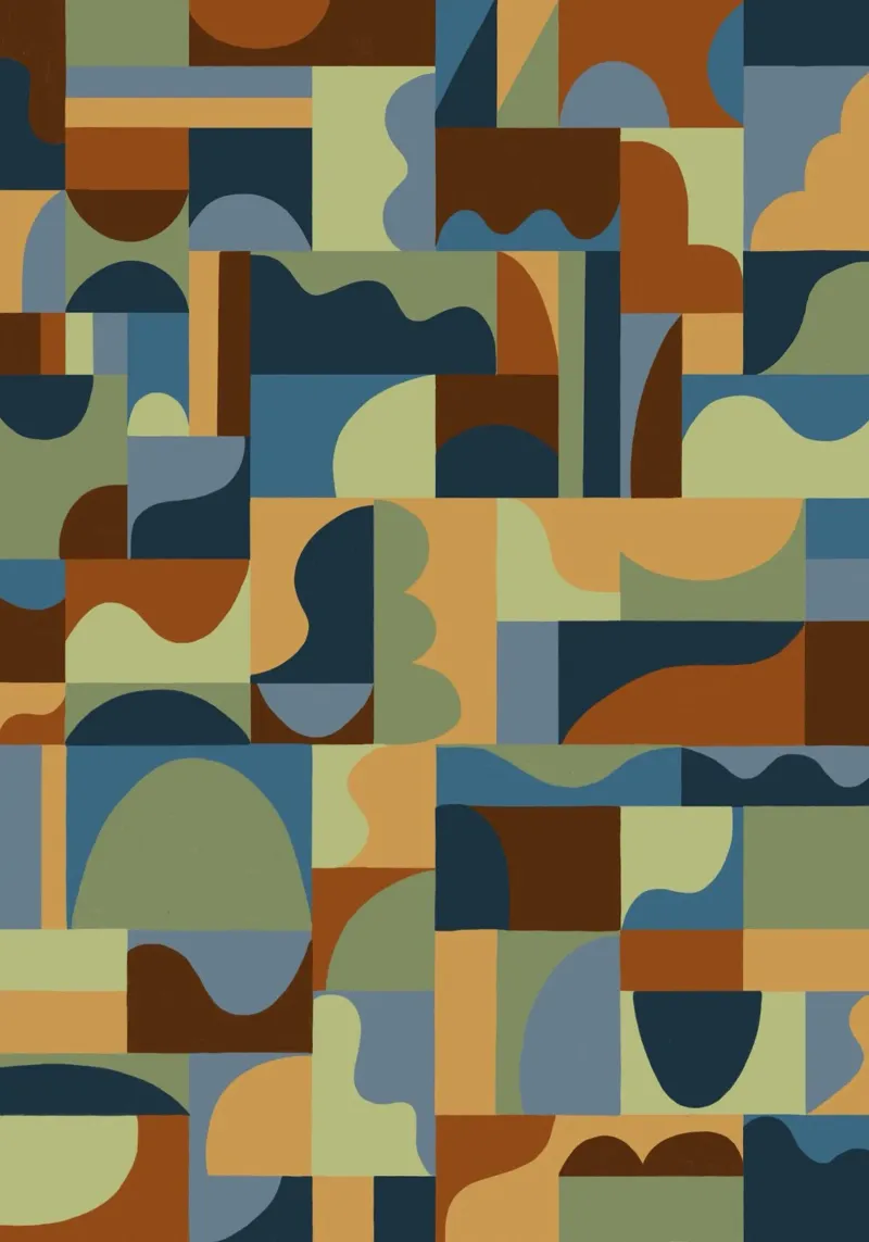 Geometric mosaic carta hahnemühle da GigiRosado