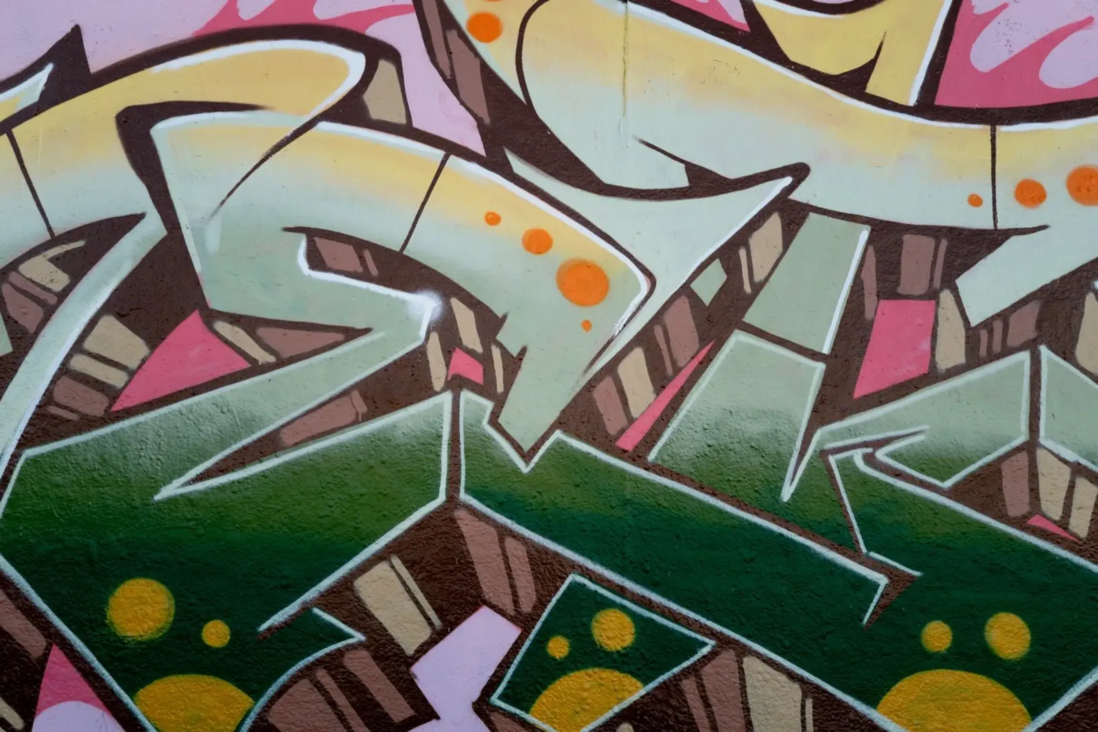 Graffiti E pellicola backlit da Flo Klein