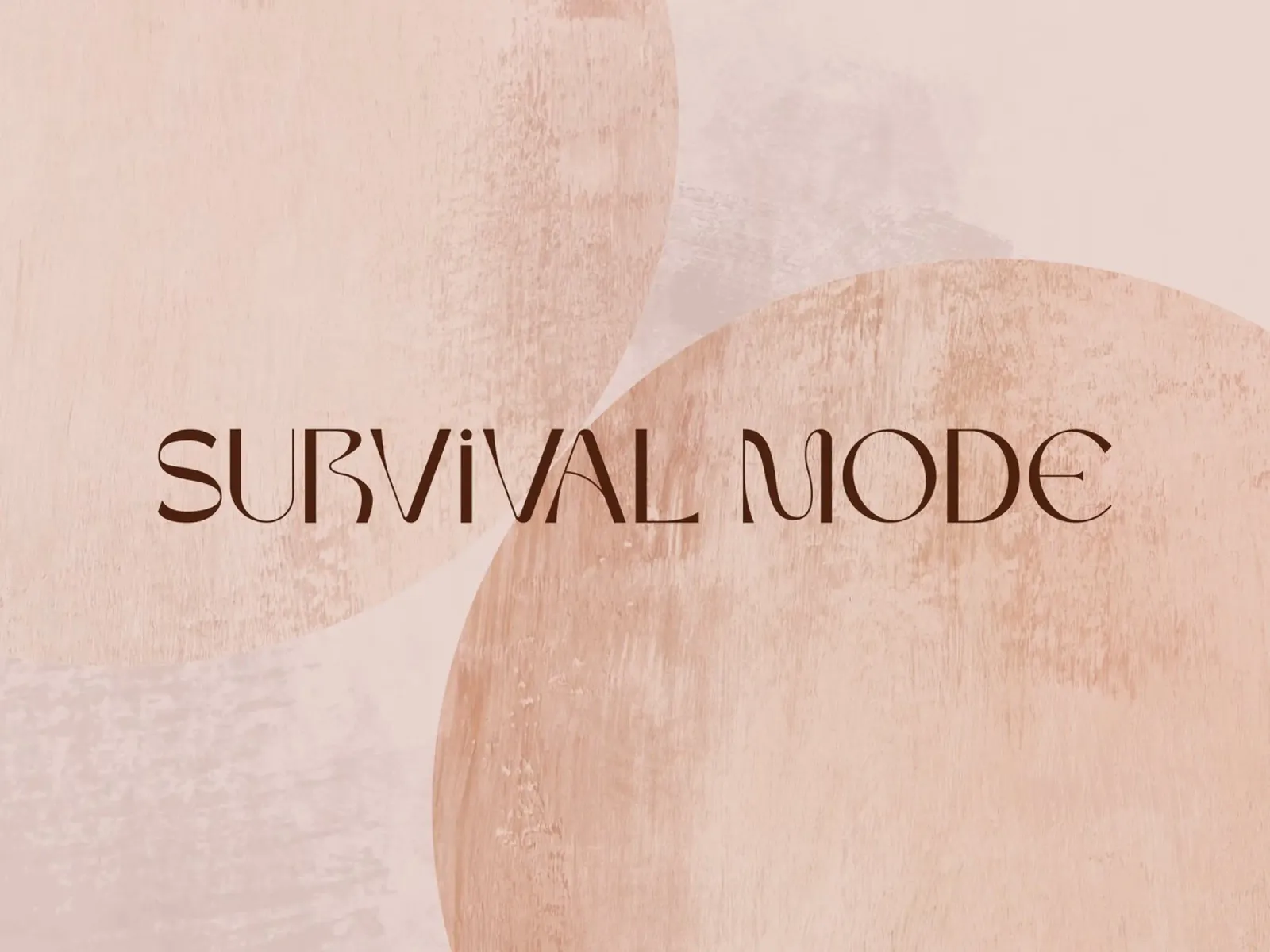 SURVIVAL MODE pellicola backlit da treechild