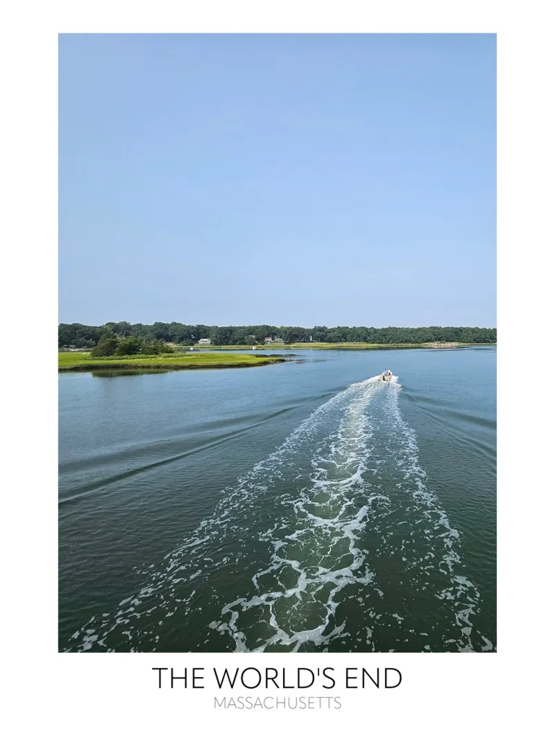 Massachusetts "La fine dei mondi" poster con telaio in alluminio da Wonderland Photography
