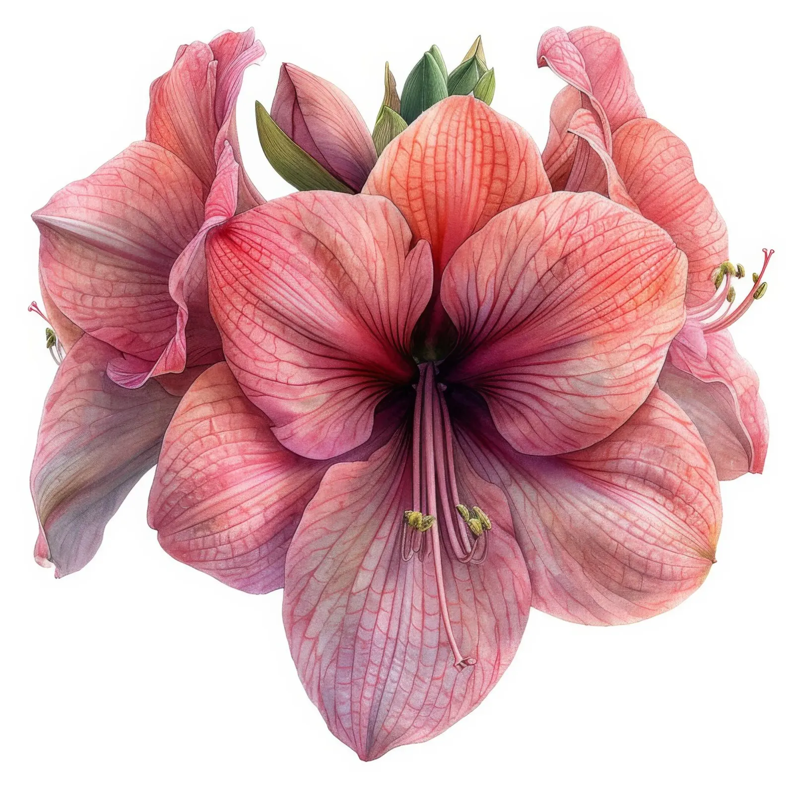 Fiore di Amaryllis 2 pellicola backlit da Bold Blooms