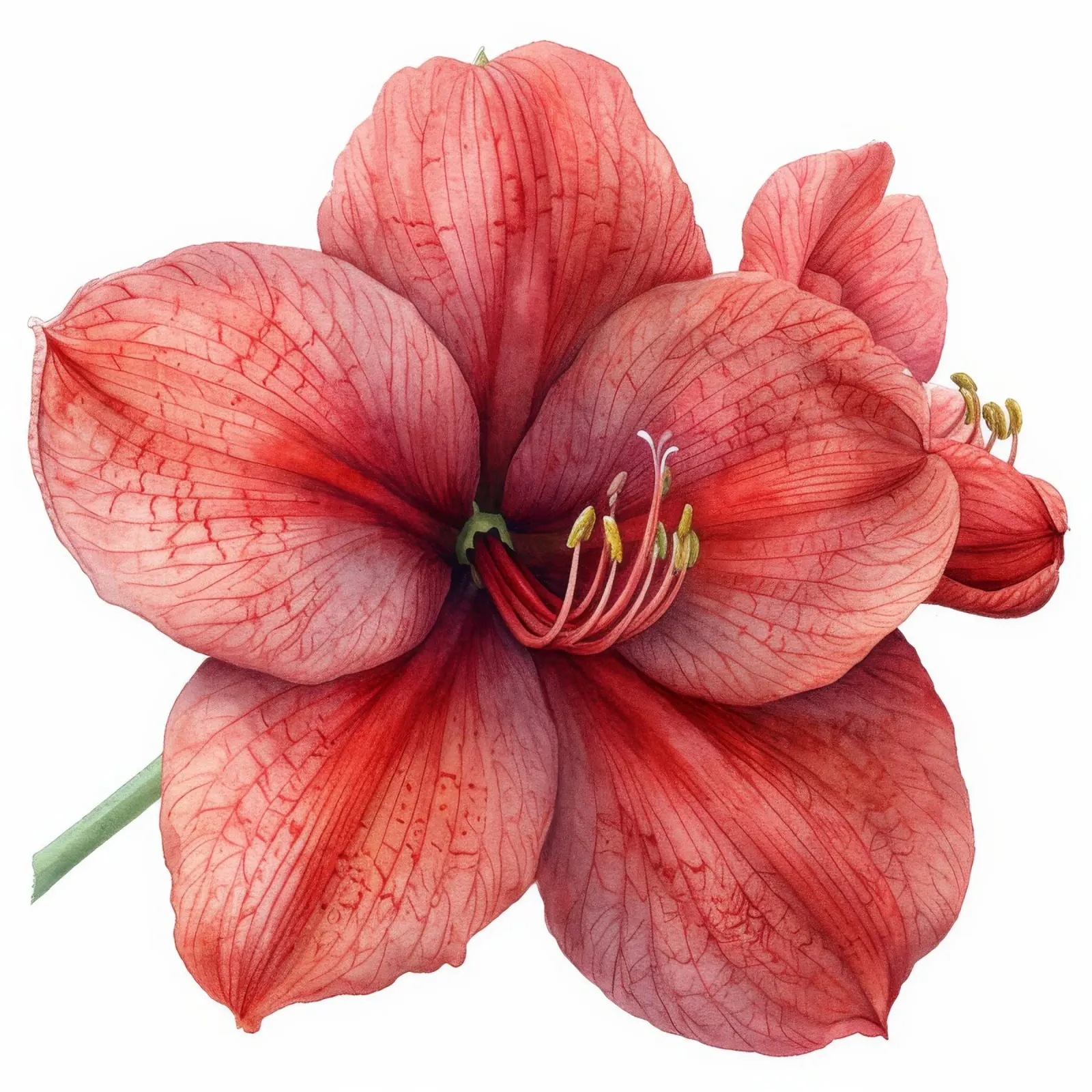 Fiore di Amaryllis 3 pellicola backlit da Bold Blooms