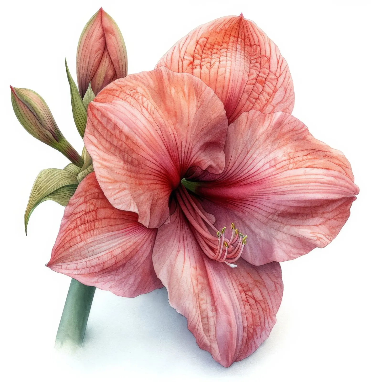 Fiore di Amaryllis 4 pellicola backlit da Bold Blooms