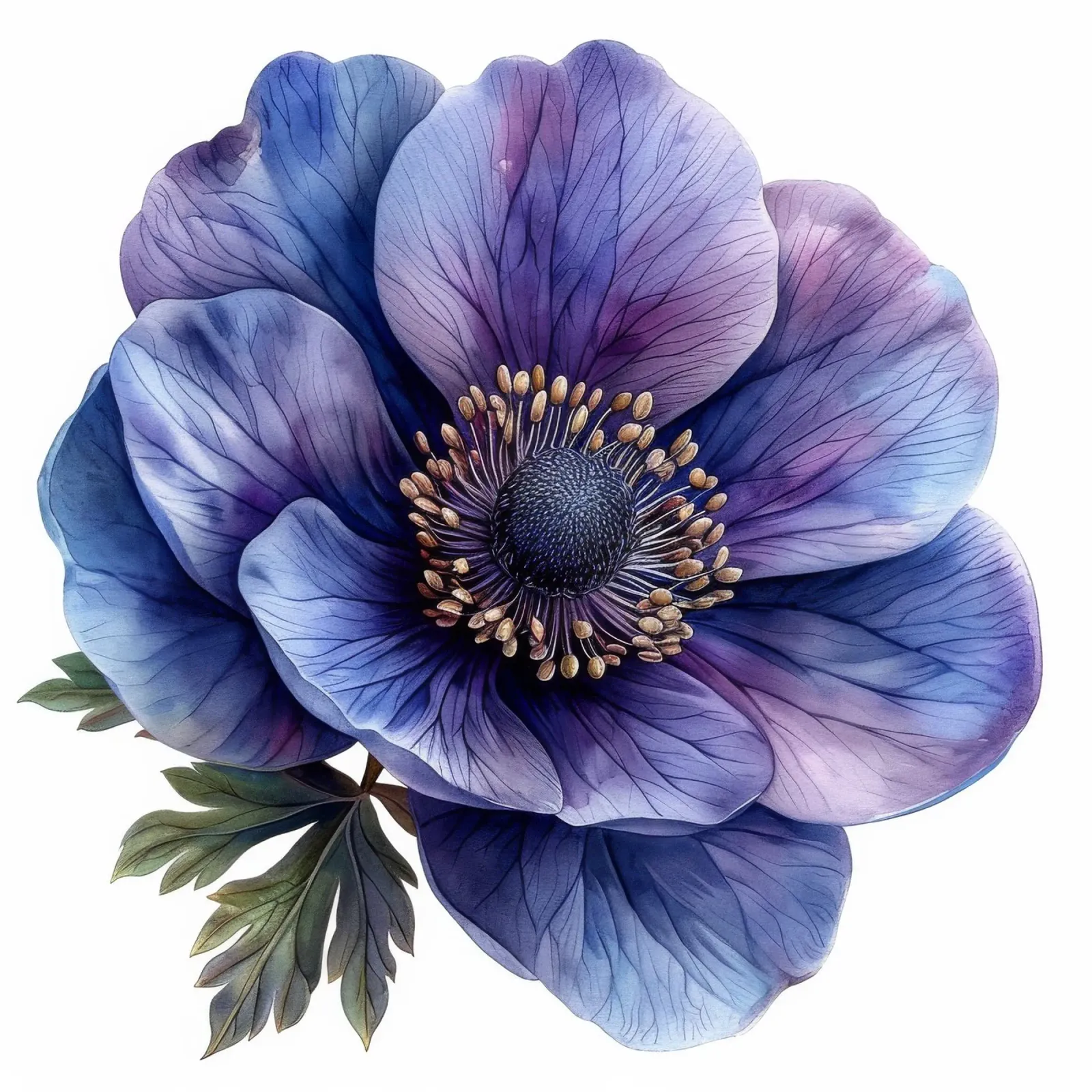 Fiore di anemone 1 pellicola backlit da Bold Blooms
