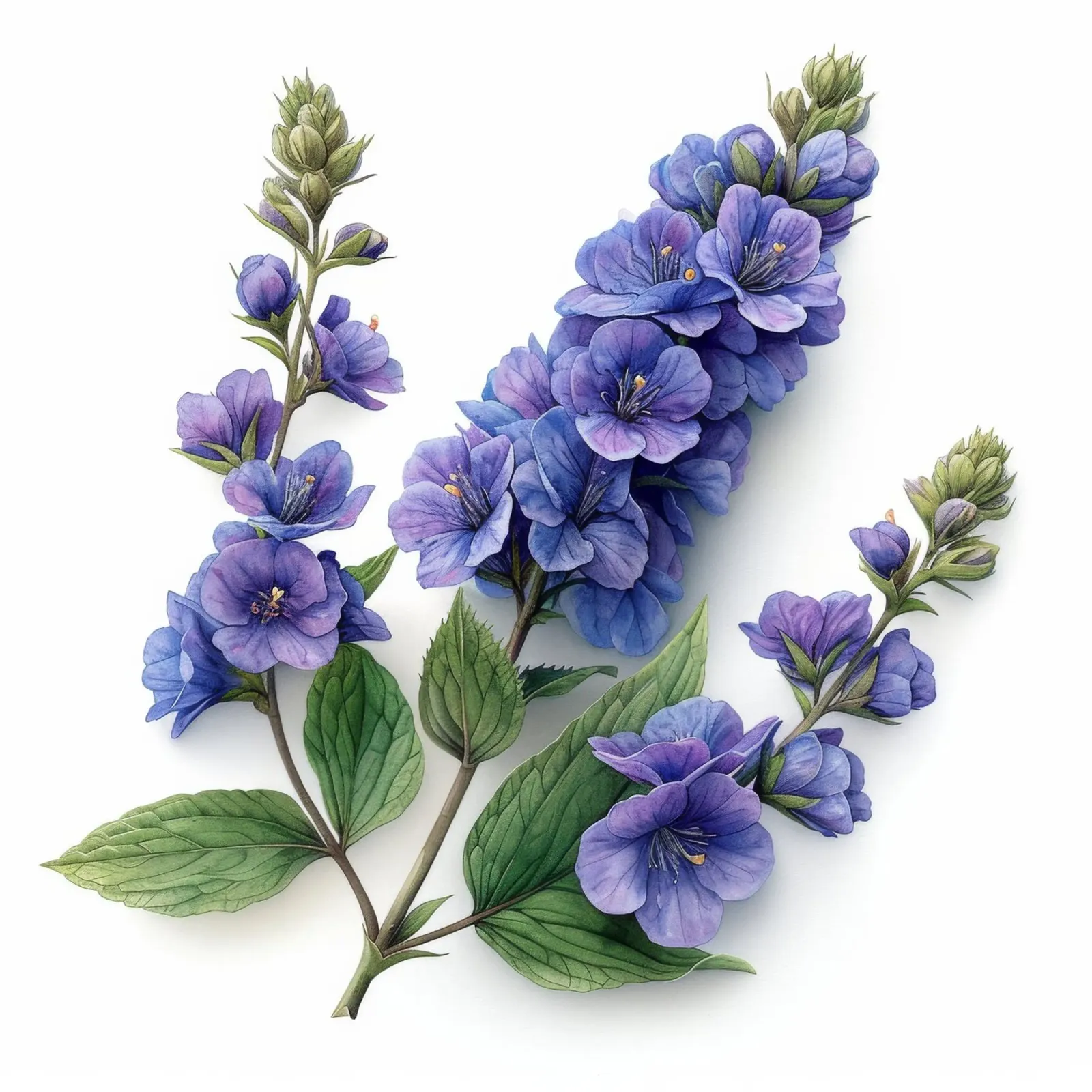Angelonia Flower 2 hahnemühle by Bold Blooms