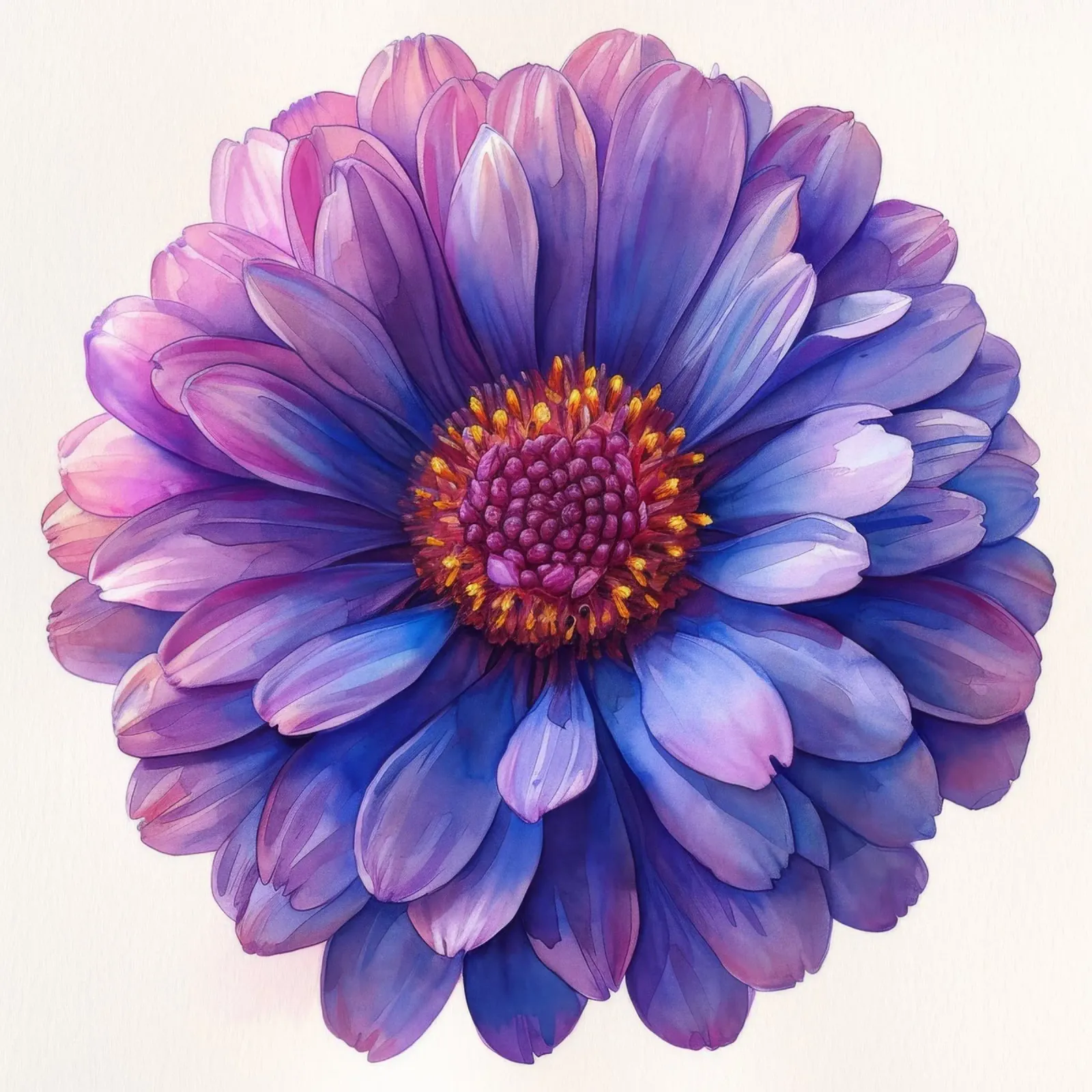 Aster Flower 2 hahnemühle by Bold Blooms
