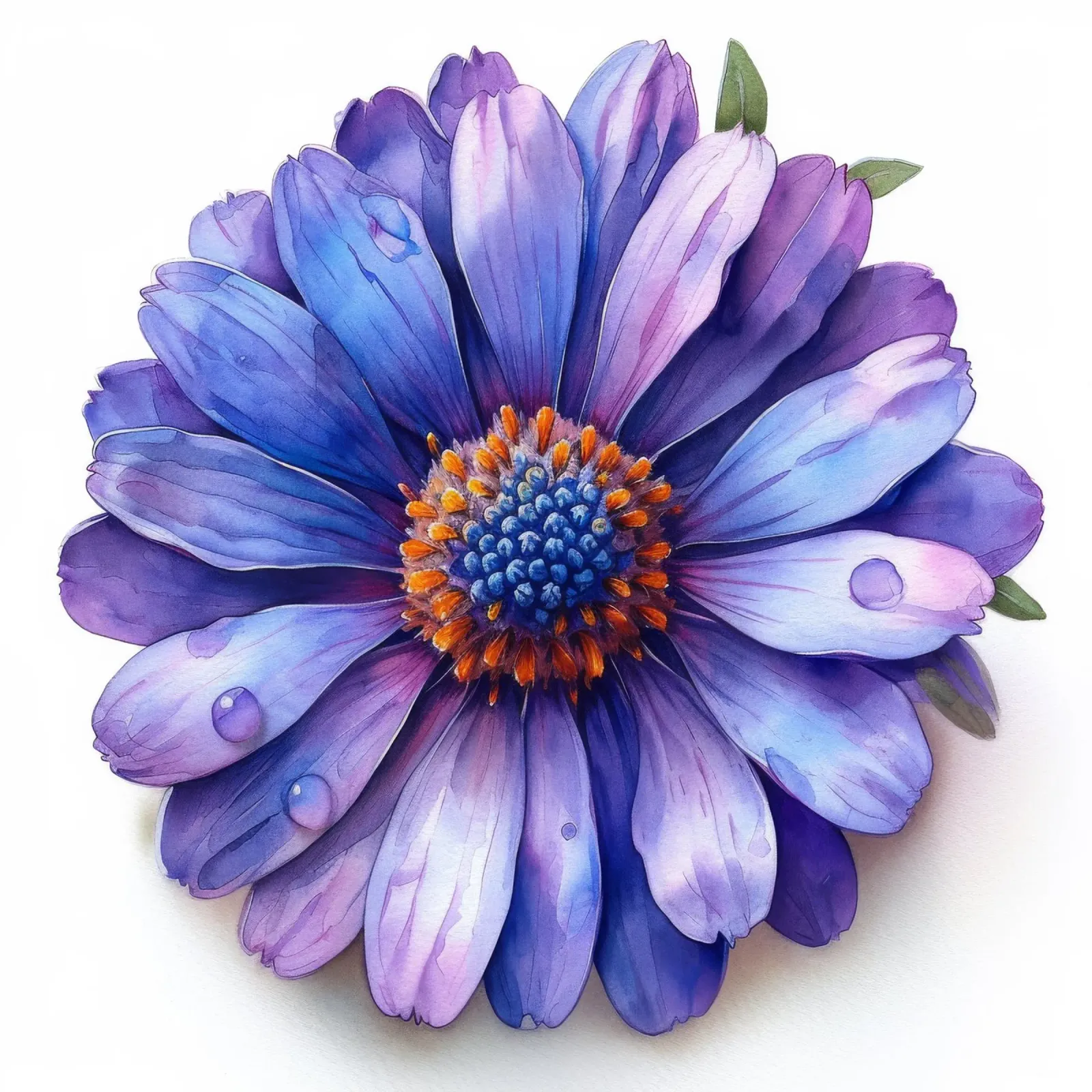 Fiore di aster 1 pellicola backlit da Bold Blooms