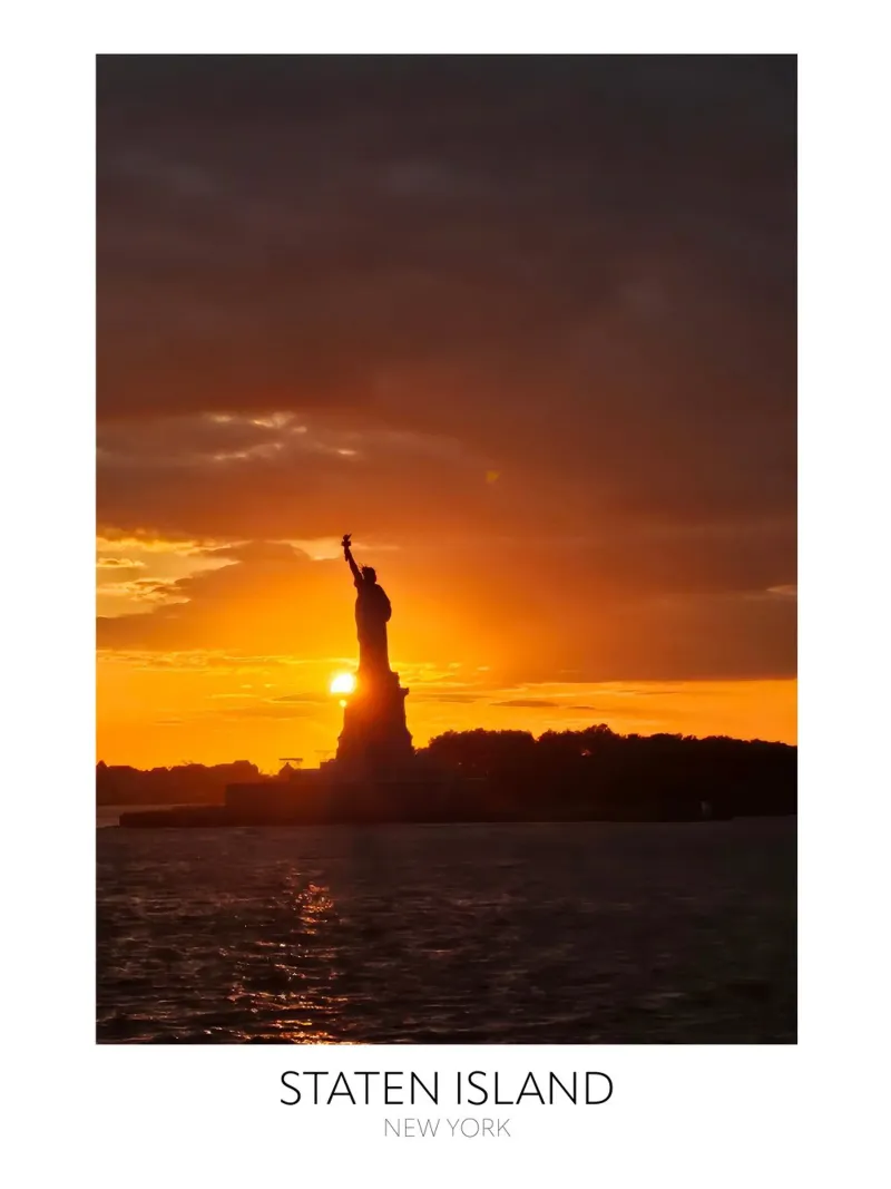 Freiheitsstatue, NY pellicola backlit da Wonderland Photography