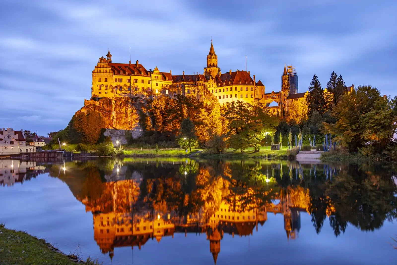 Schloss Sigmaringen pellicola backlit da Reisefotografie - Bilder aus aller Welt