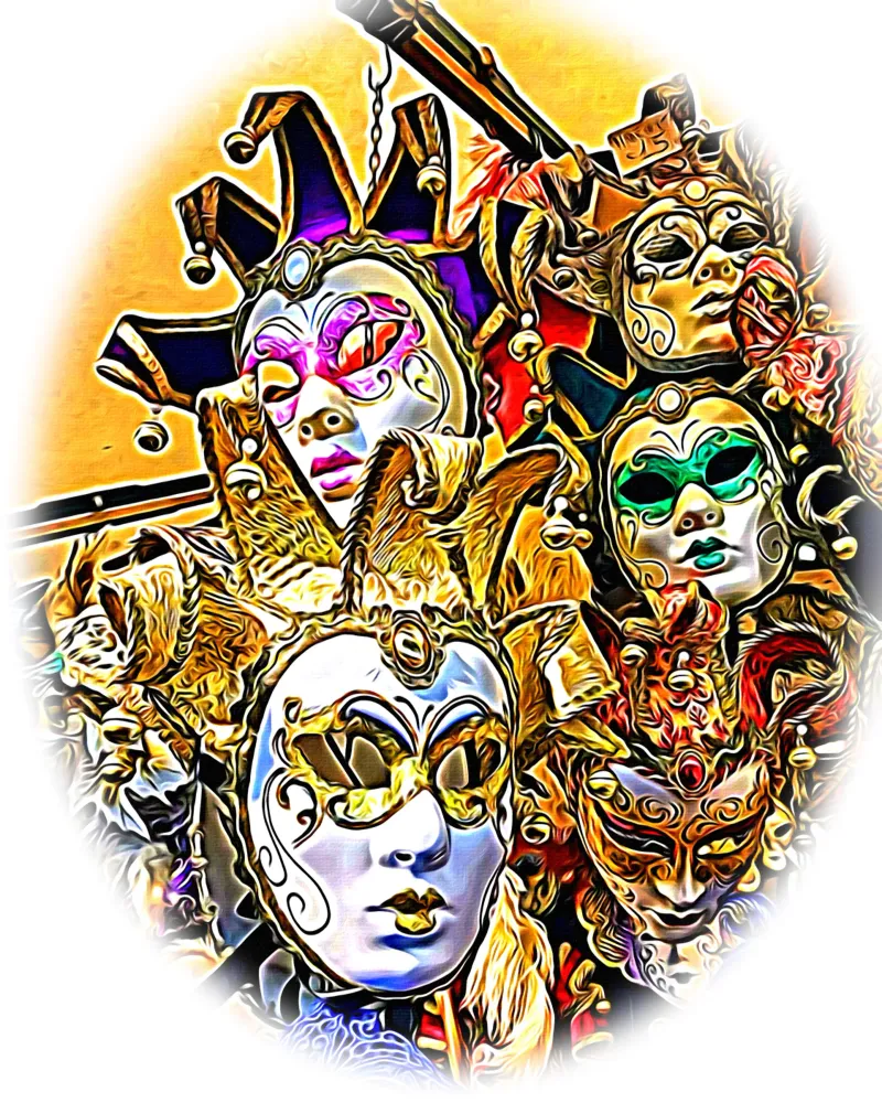 Carnaval pellicola backlit da Massimo Frascogna