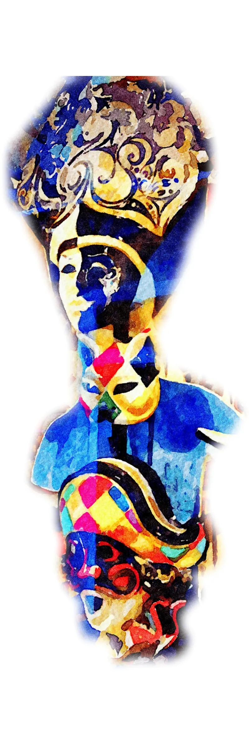 Carnaval alluminio dibond da Massimo Frascogna