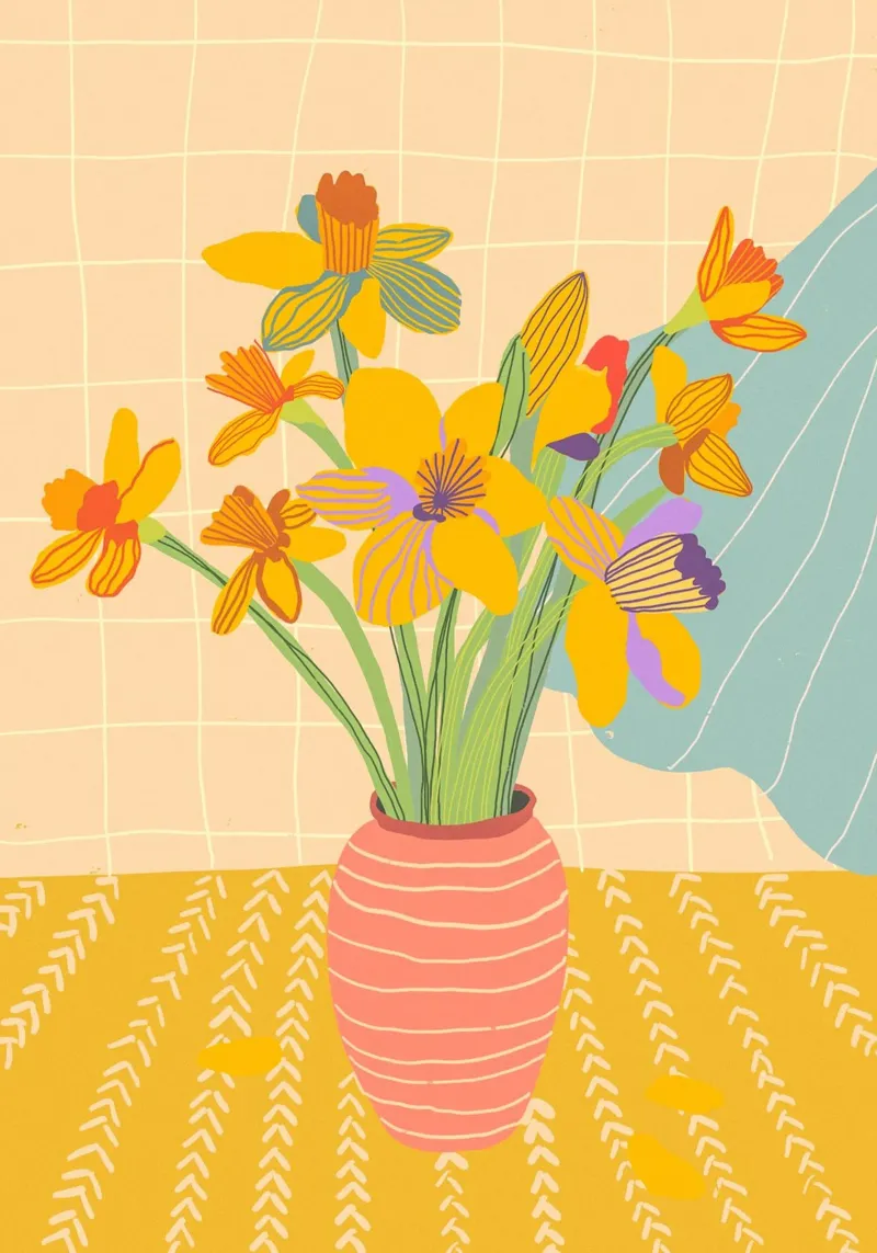 Daffodils alluminio dibond da GigiRosado