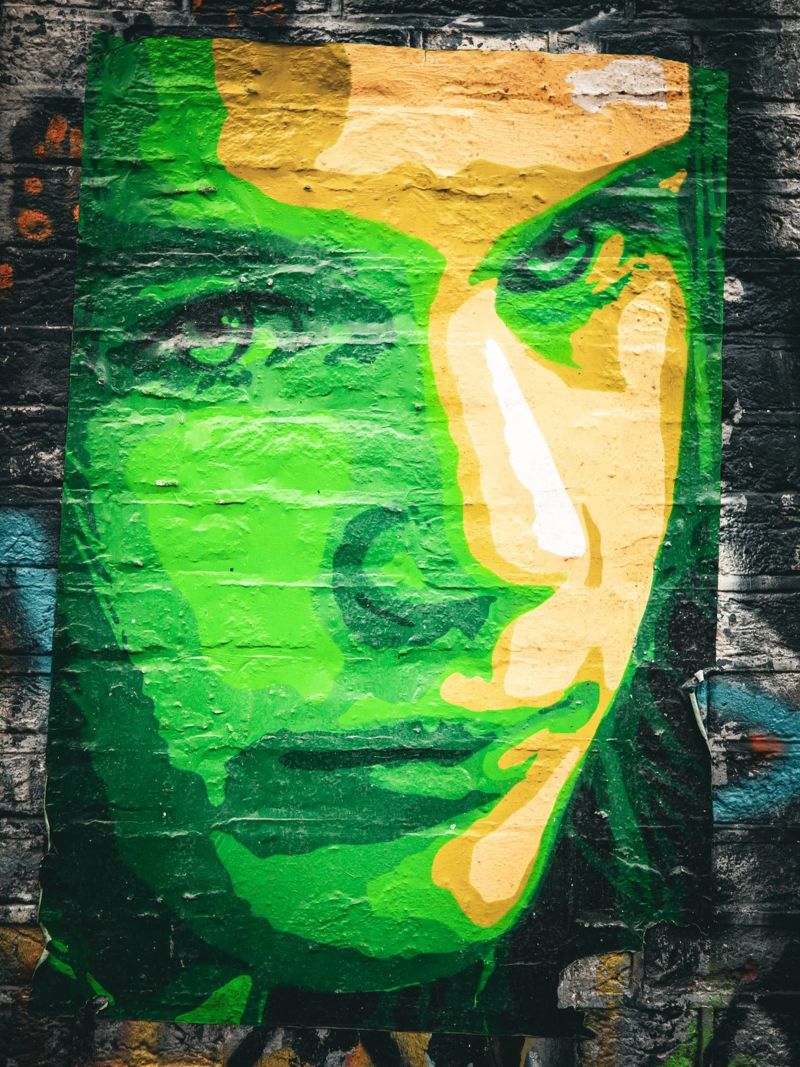 Green Girl poster by Flo Klein