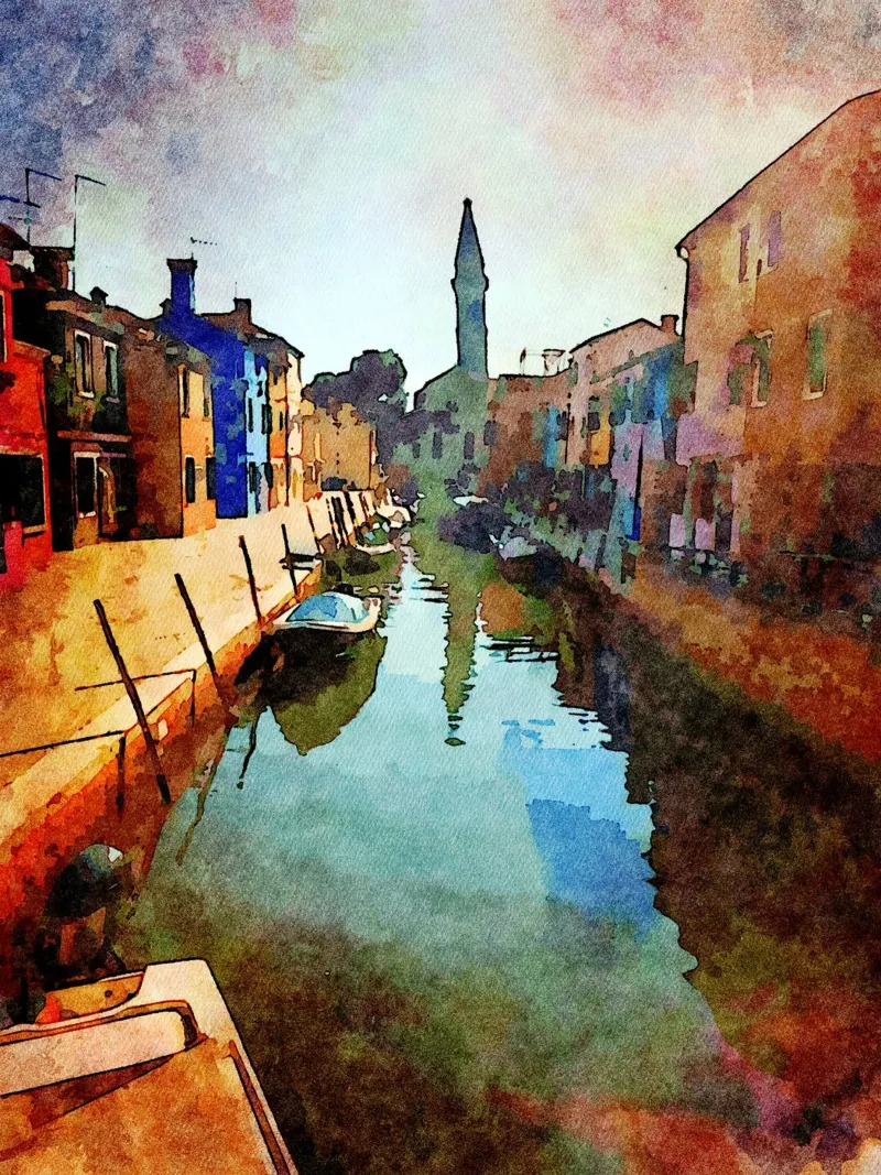 Burano hahnemühle by Massimo Frascogna
