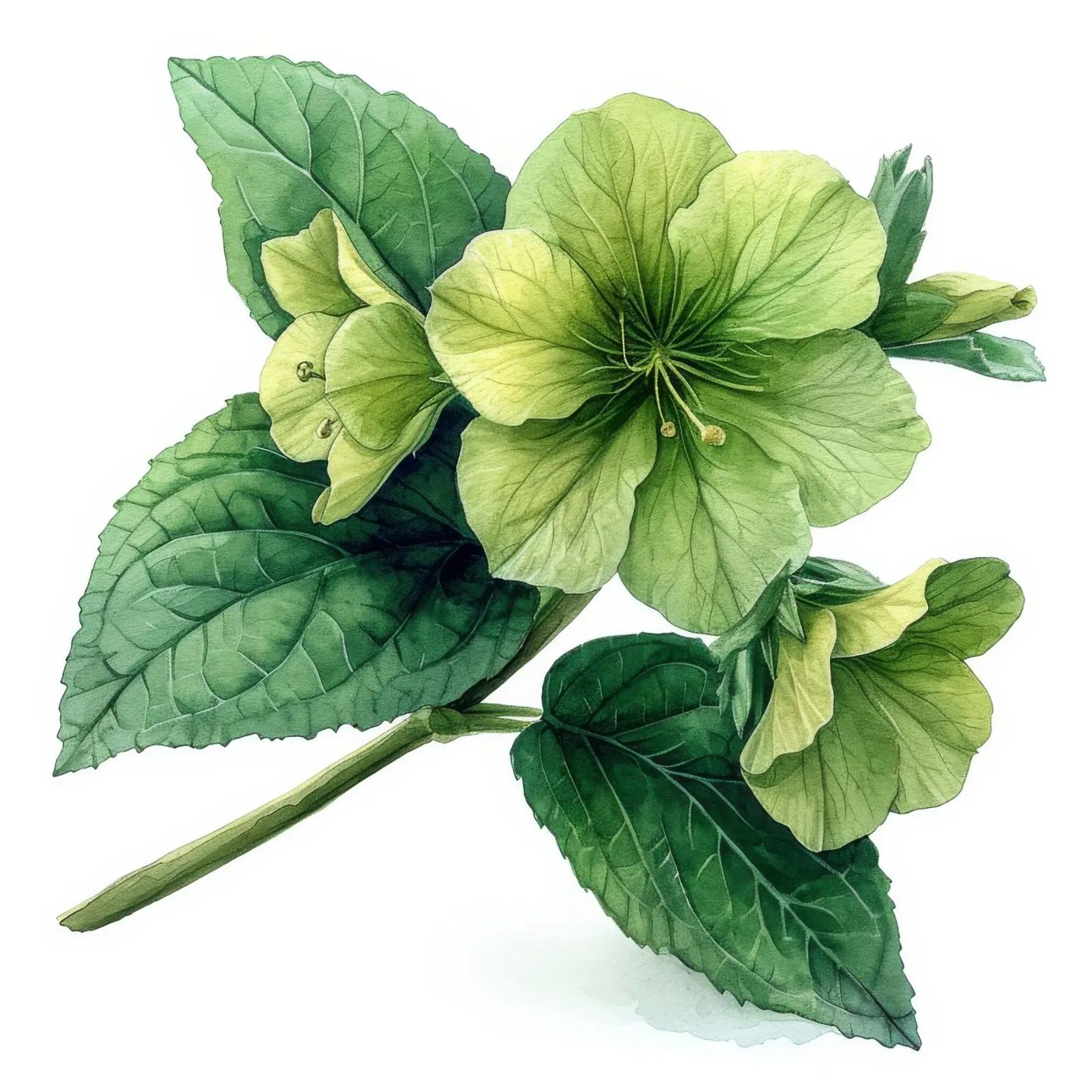 Campane d'Irlanda Fiore 1 poster con telaio in alluminio da Bold Blooms