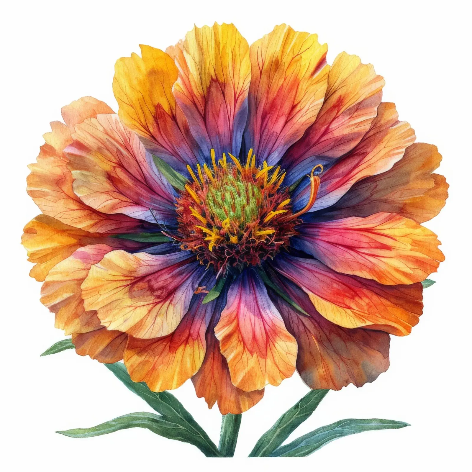 Fiore di coperta 4 poster con telaio in alluminio da Bold Blooms