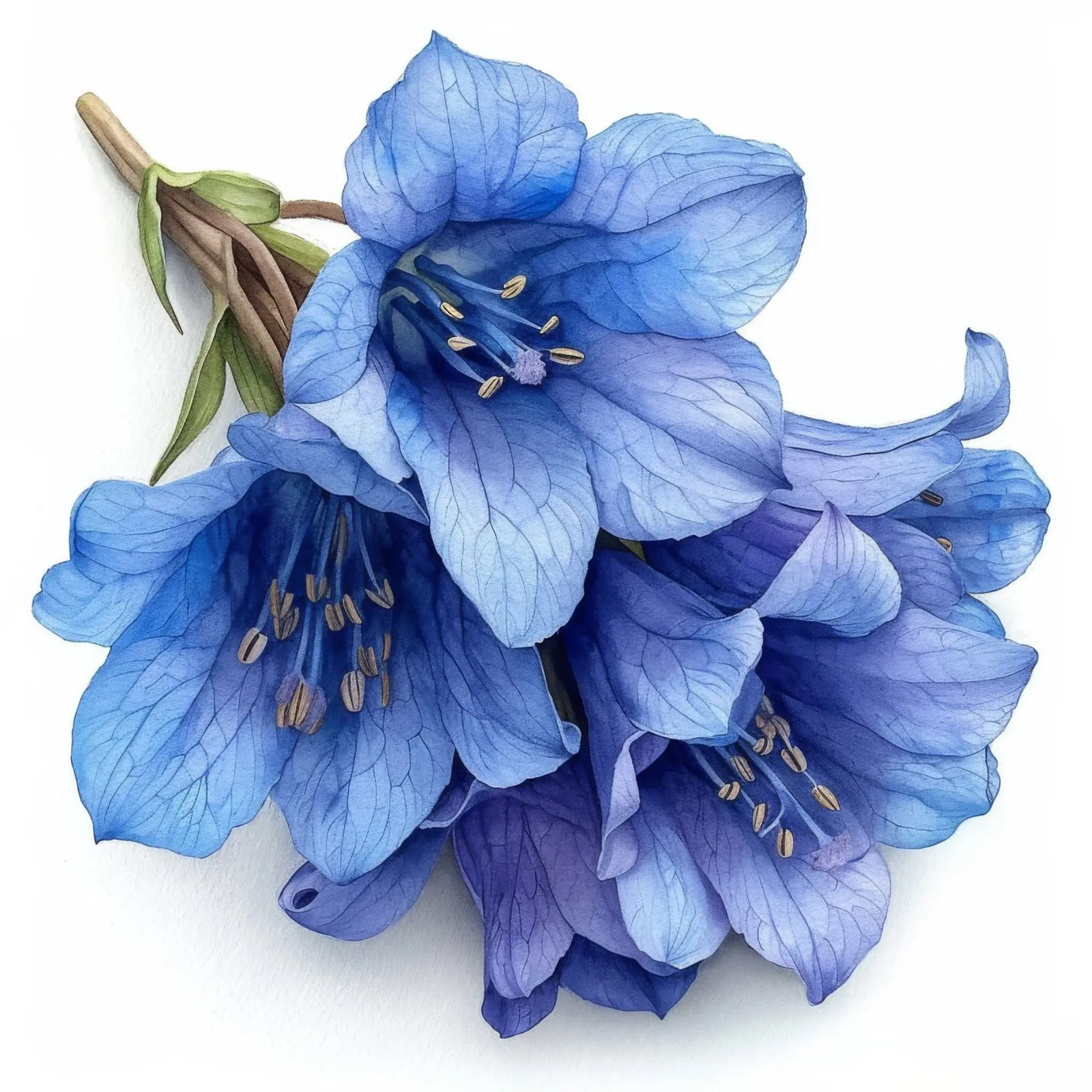 Fiore di campanula 1 tela da Bold Blooms