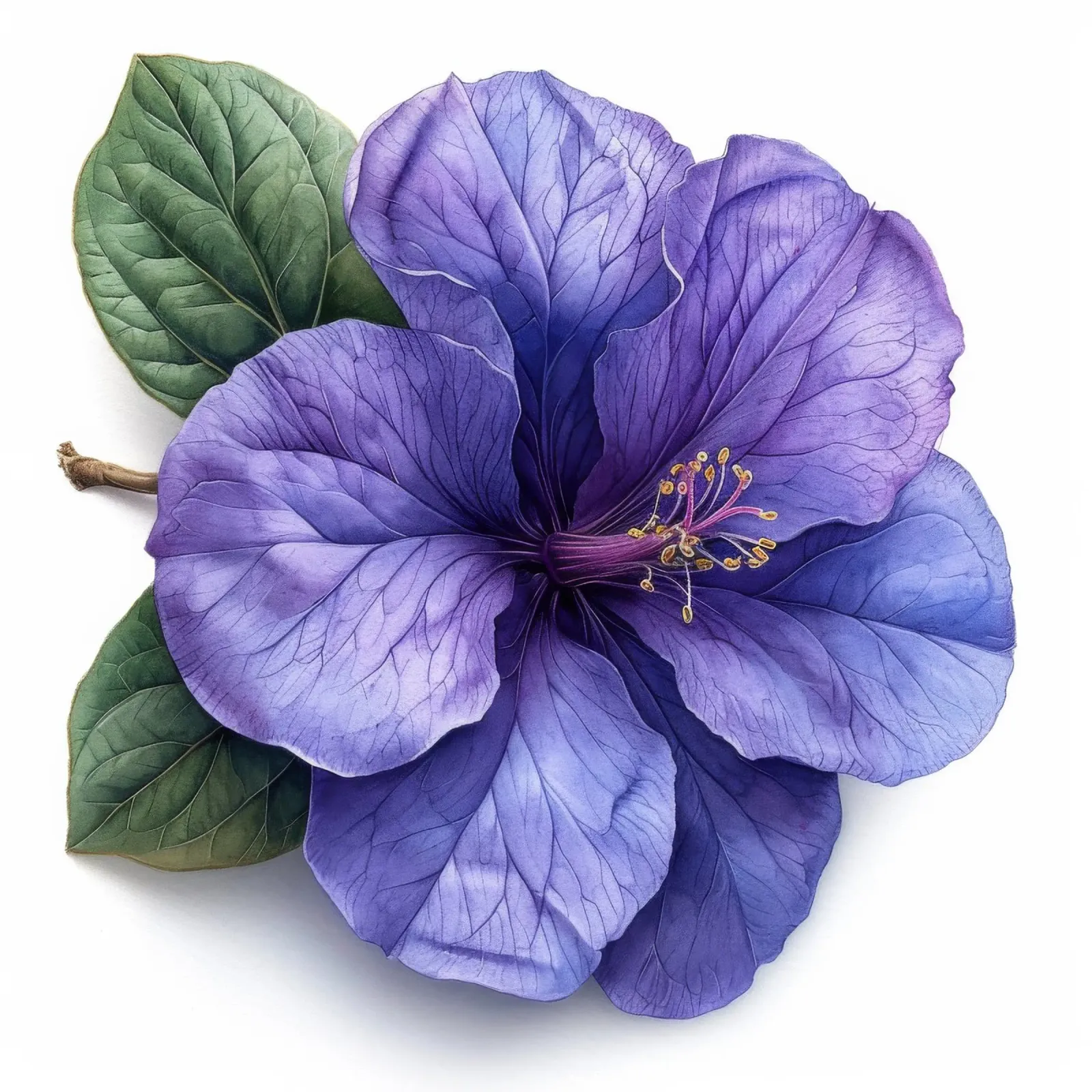 Fiore di Browallia 4 poster da Bold Blooms