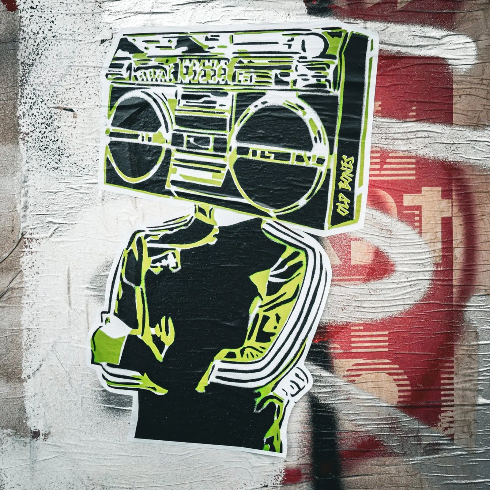 Hip Hop Head Poster von Flo Klein