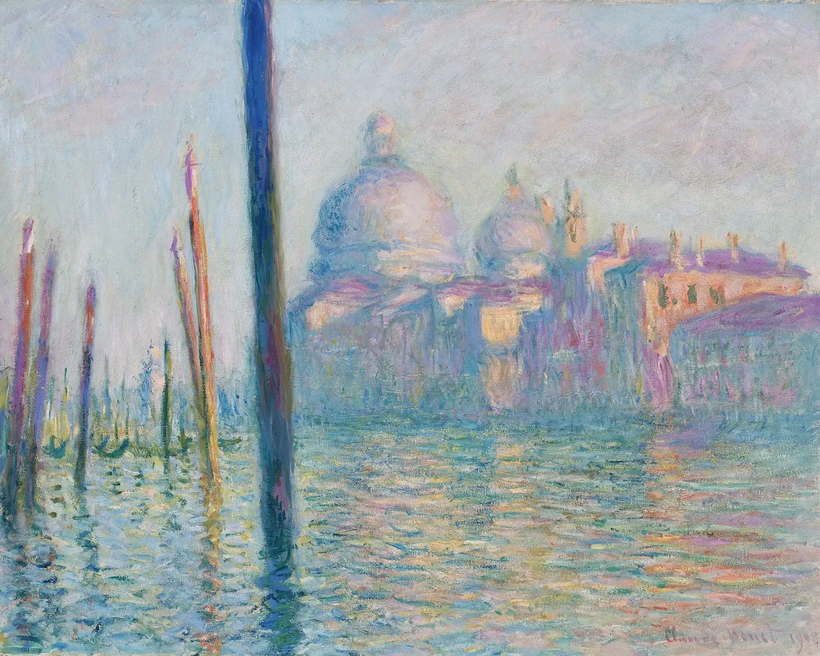 Claude Monet - Il Canal Grande pellicola backlit da Timeless Artworks