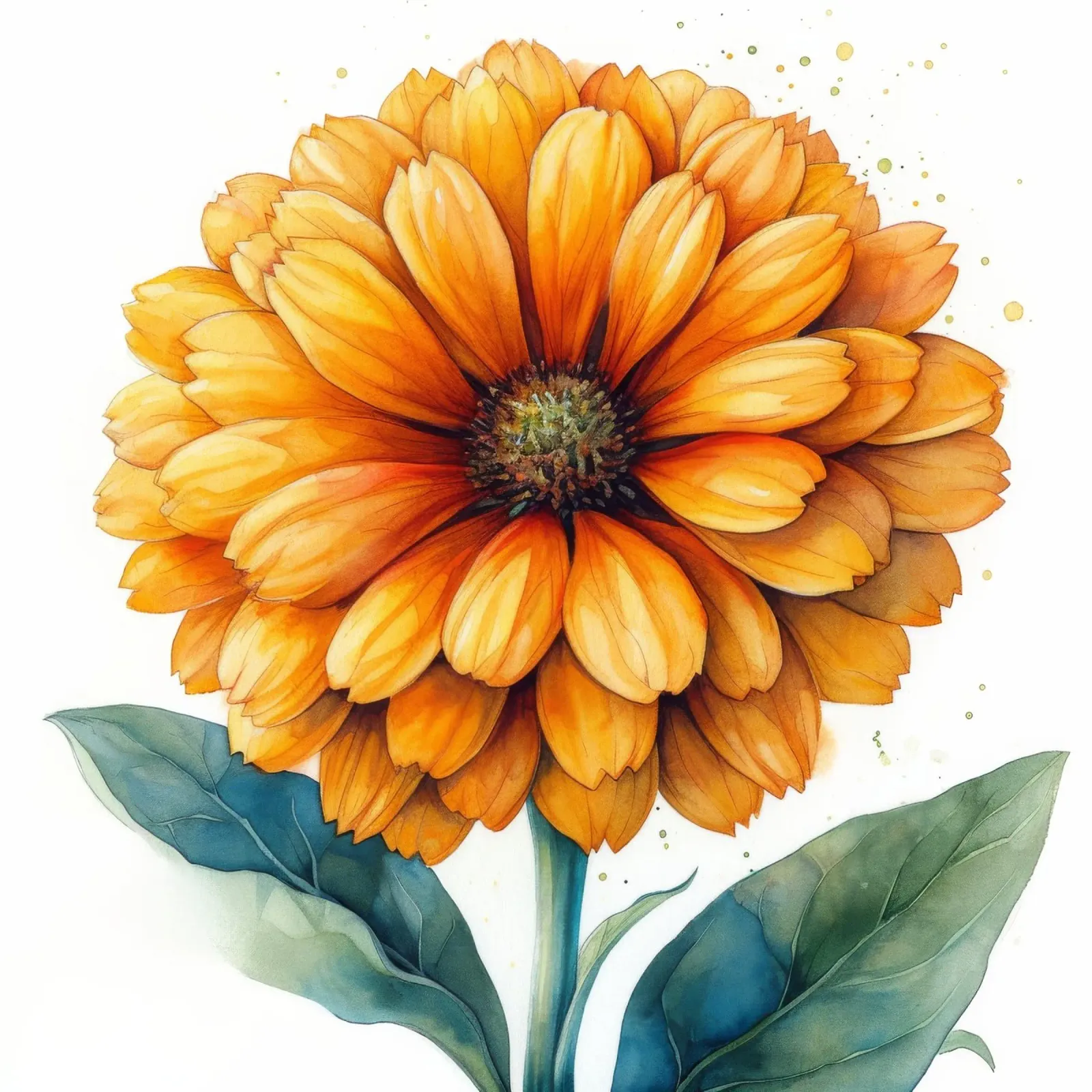 Fiore di calendula 4 pellicola backlit da Bold Blooms